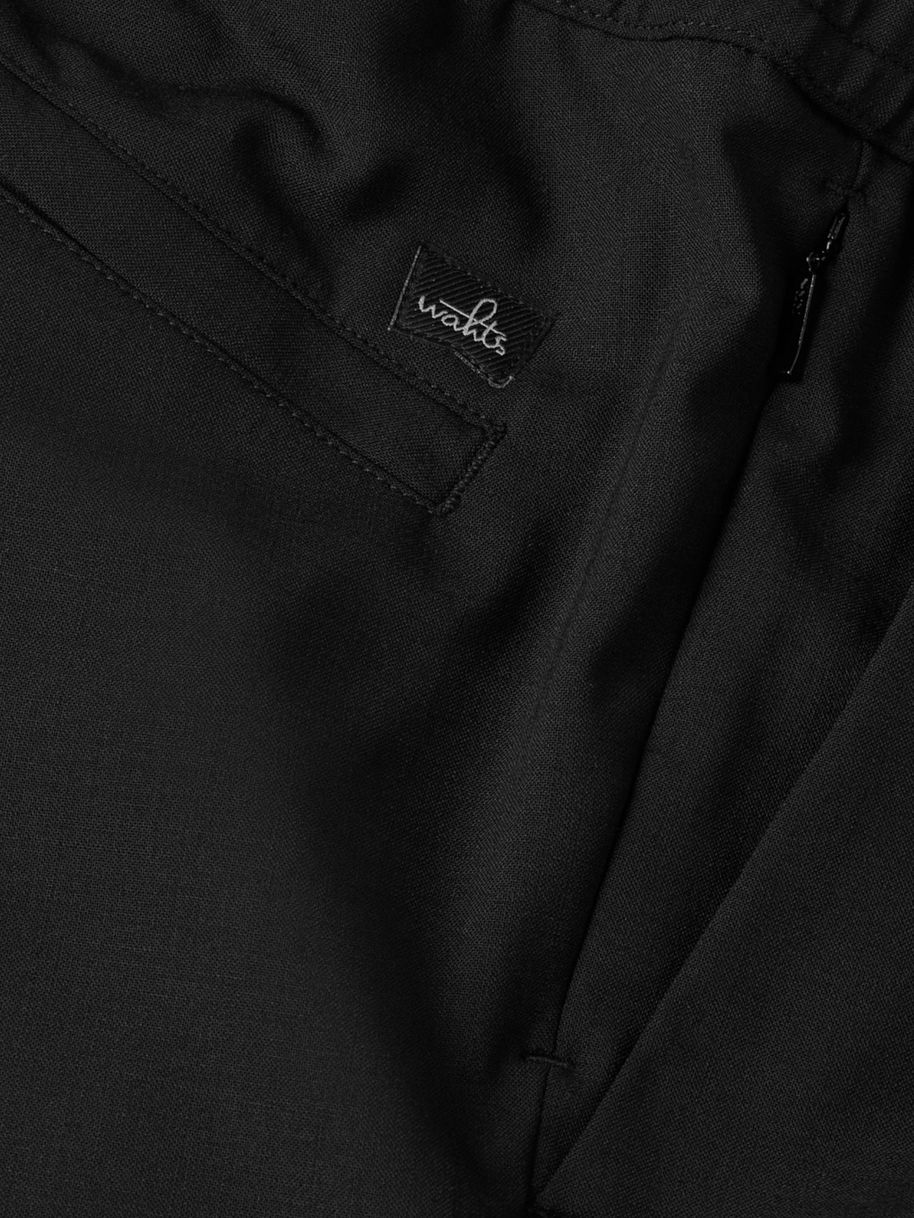 Hunter Wool/Stretch Trousers - Pure Black