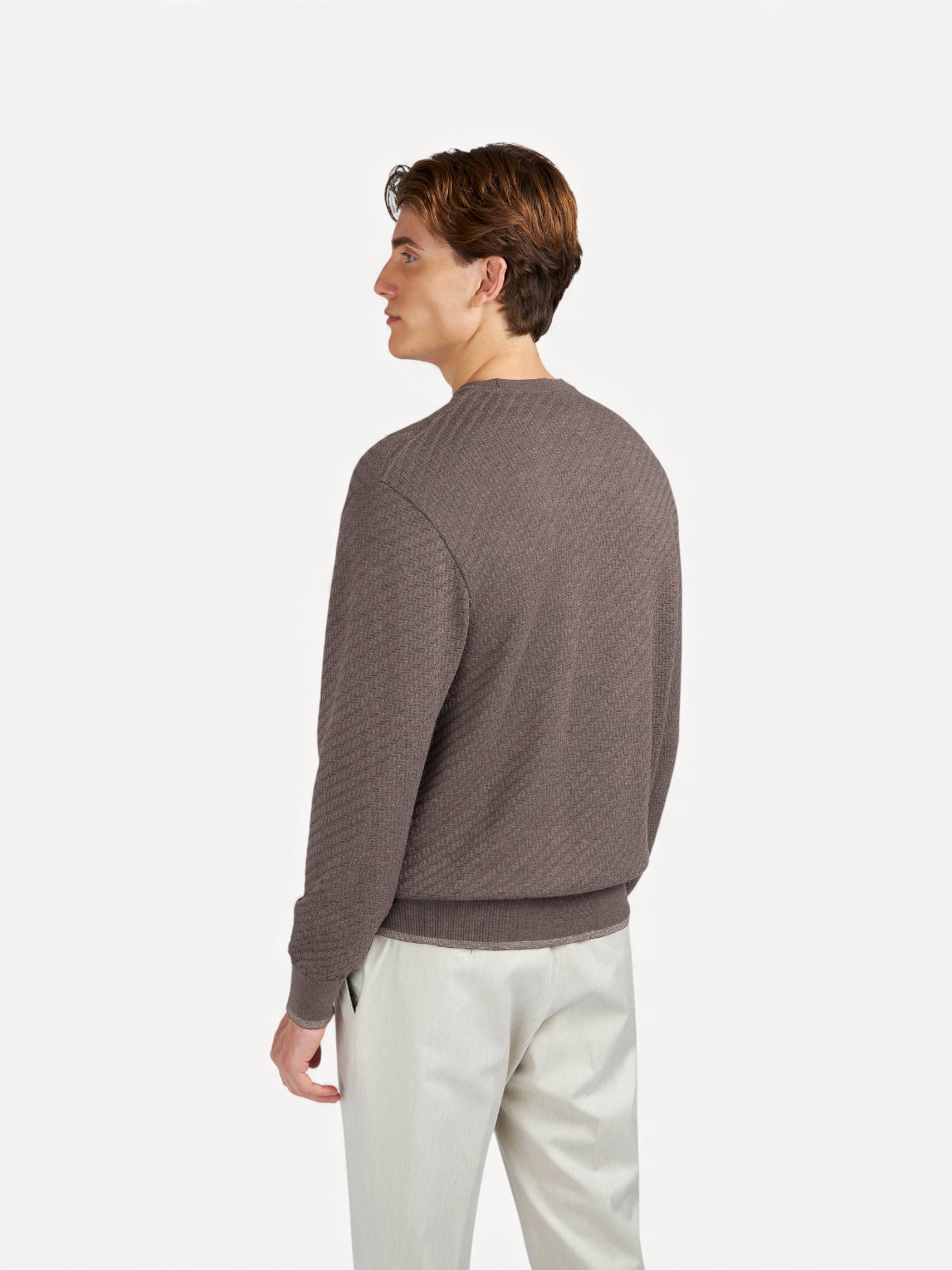 Extrafine Merino Sweater - Bruin