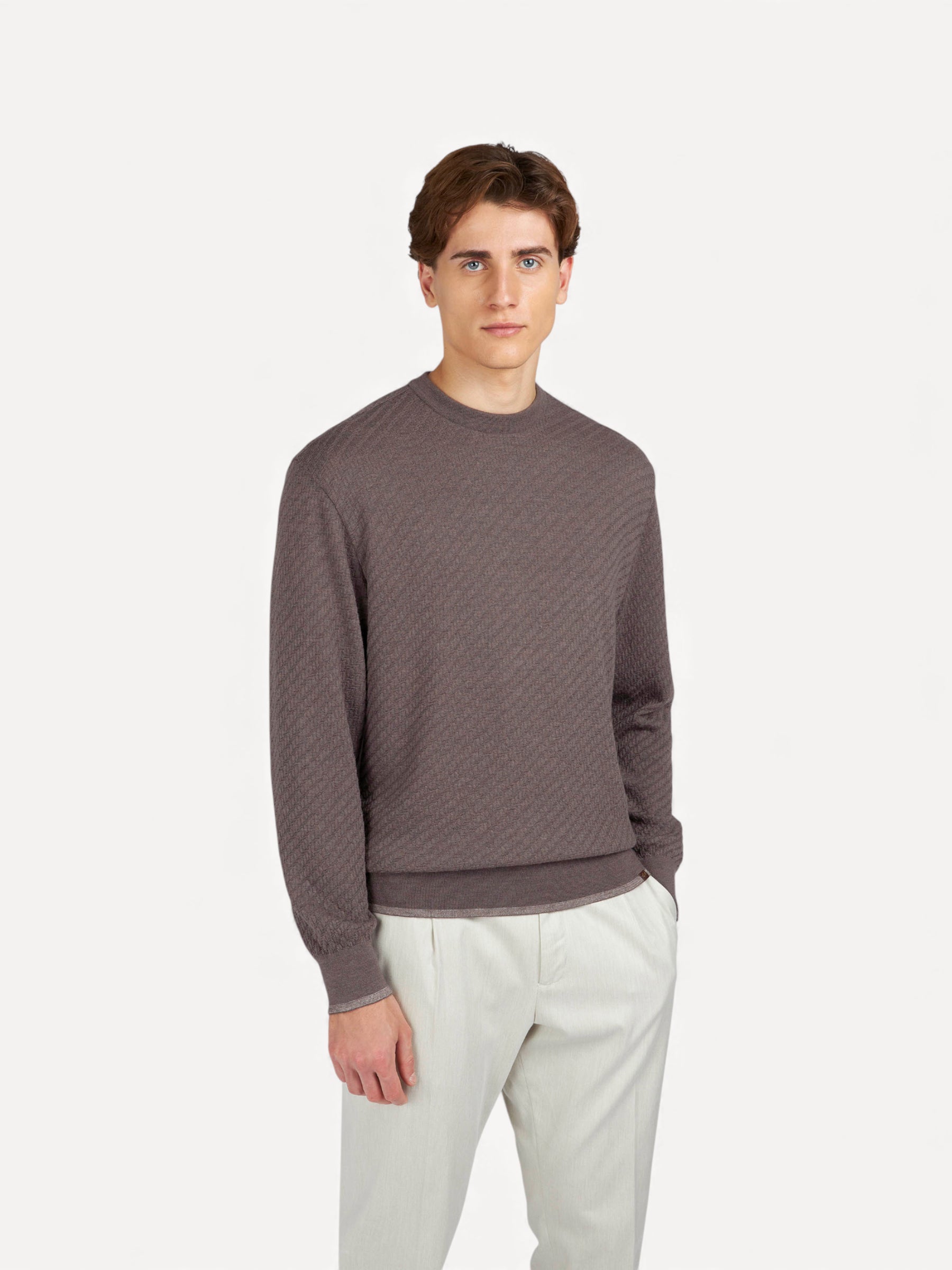 Extrafine Merino Sweater - Bruin