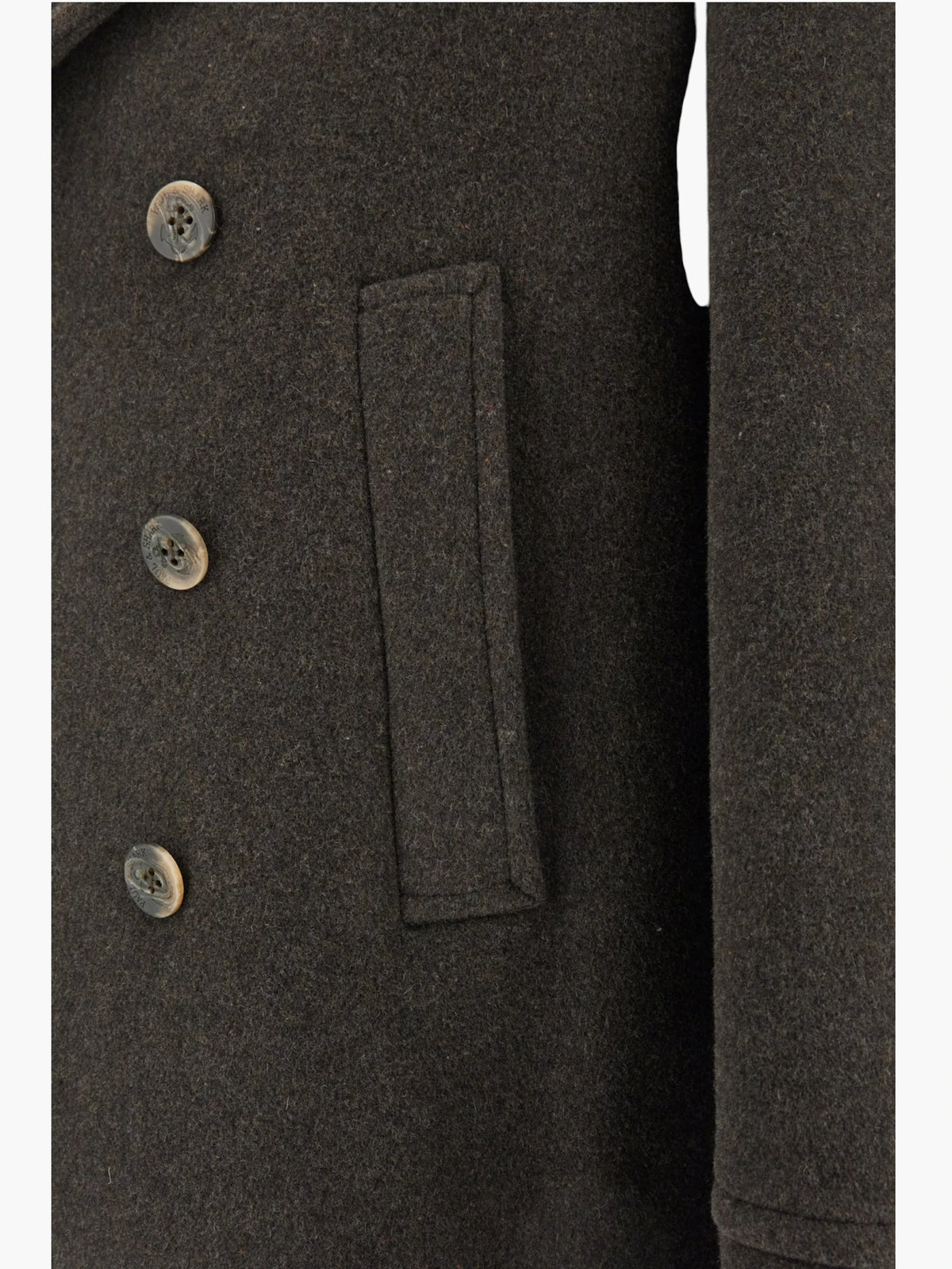Paul & Shark Wool-Cashmere Blend Peacoat 15312361 - Donkerbruin