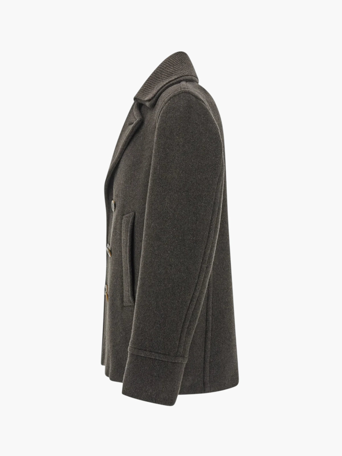 Paul & Shark Wool-Cashmere Blend Peacoat 15312361 - Donkerbruin