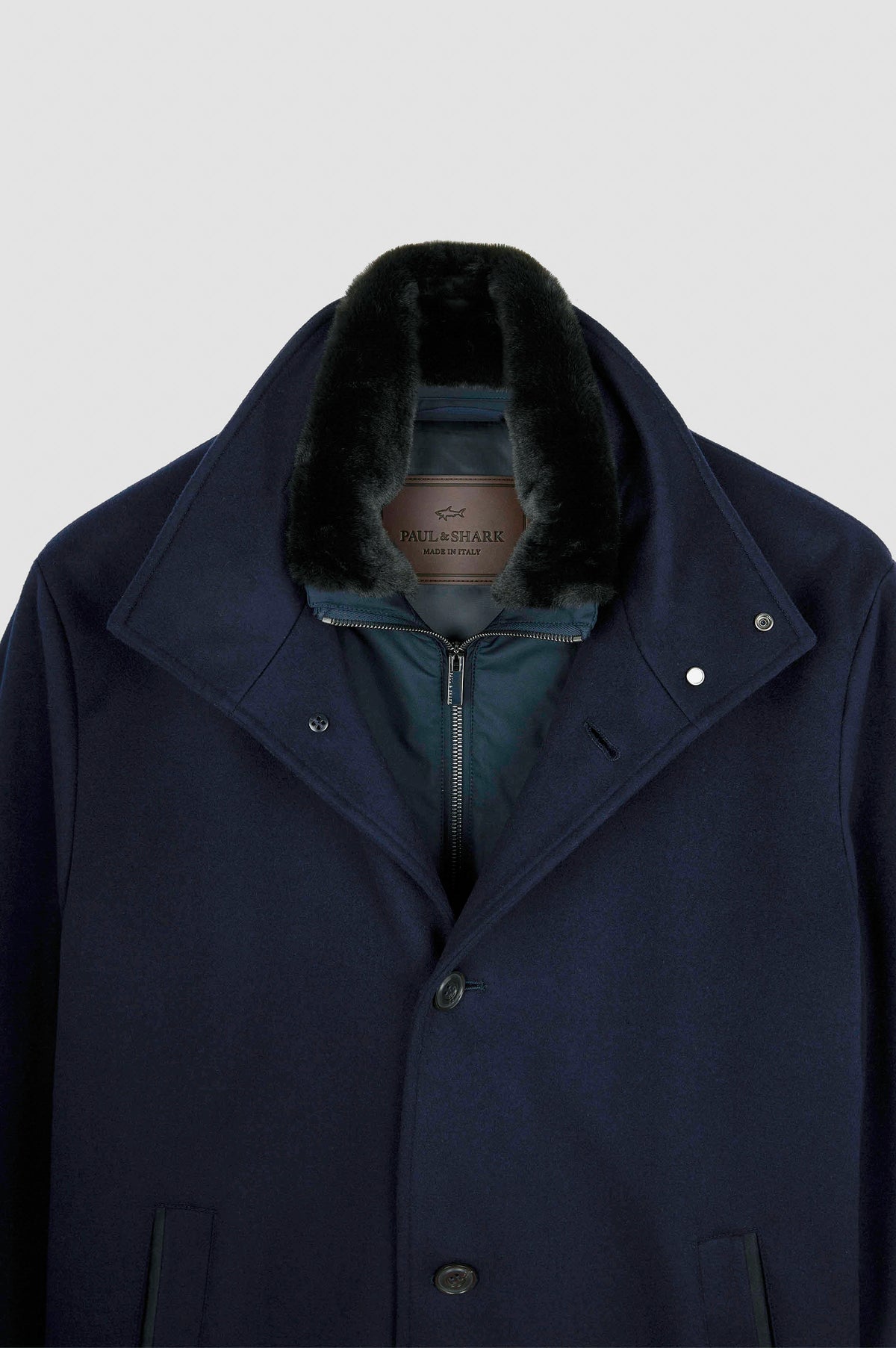 Carcoat in Loro Piana Green Storm Jacket 15312418 - Donkerblauw