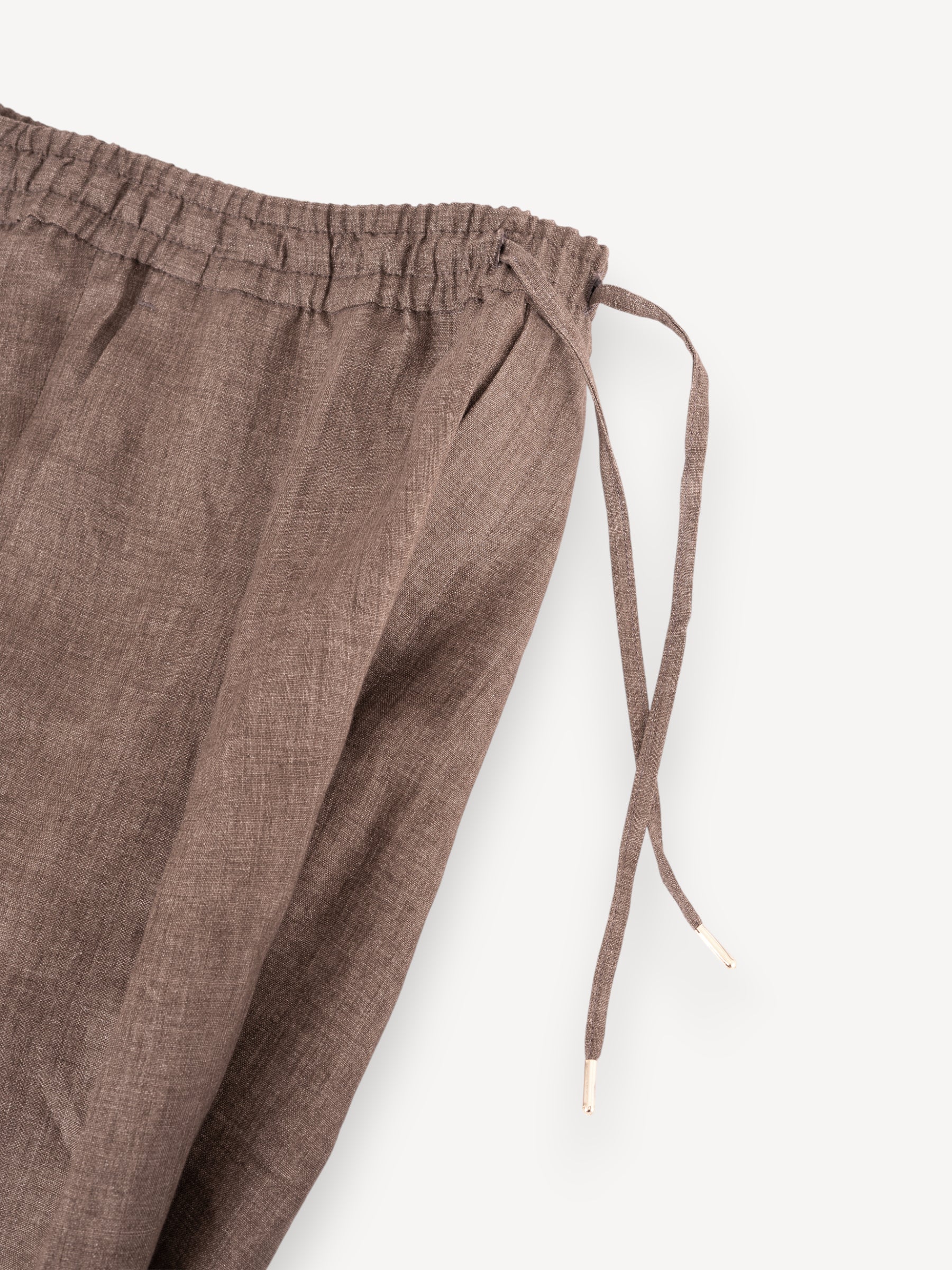 Active Linnen Pants - Bruin