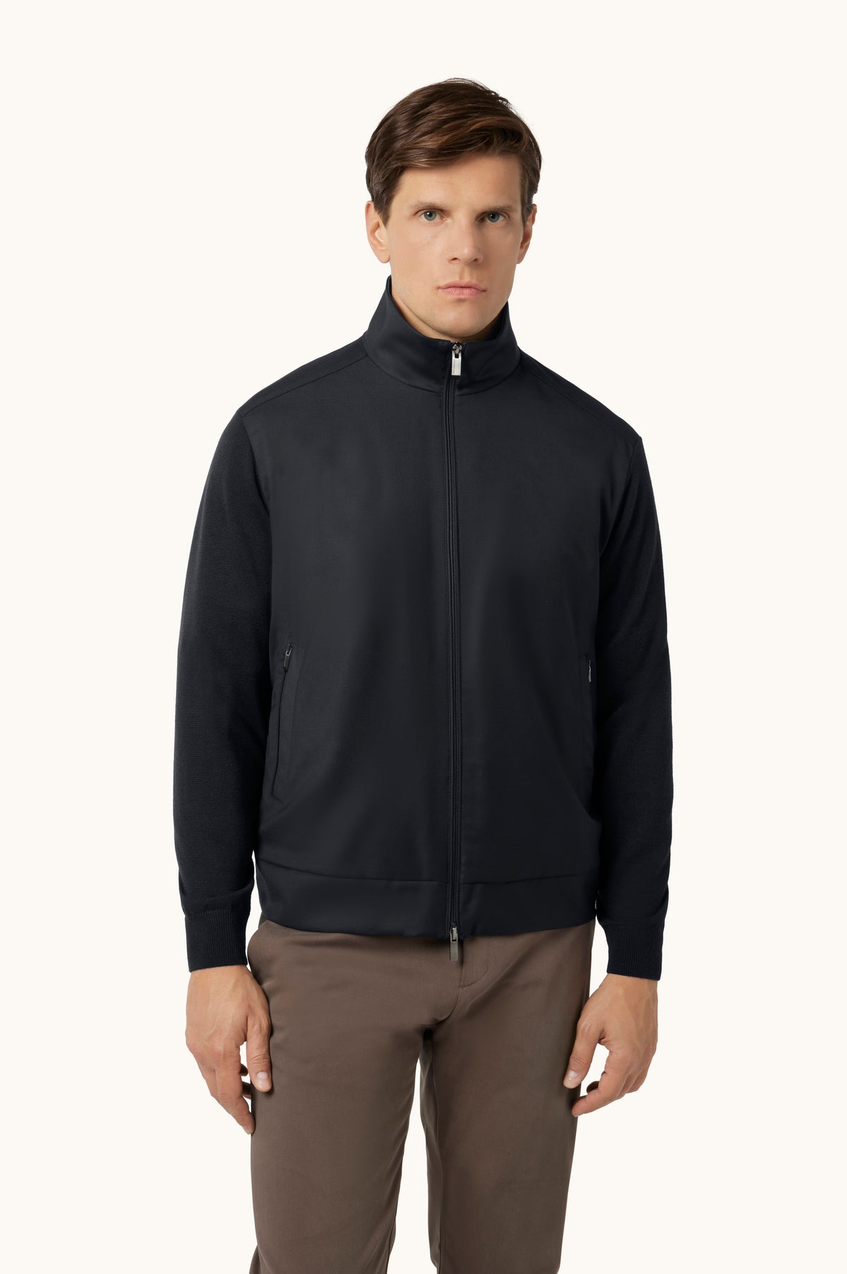 Merino Extrafine Hybrid in Loro Piana 16311249 - Donkerblauw