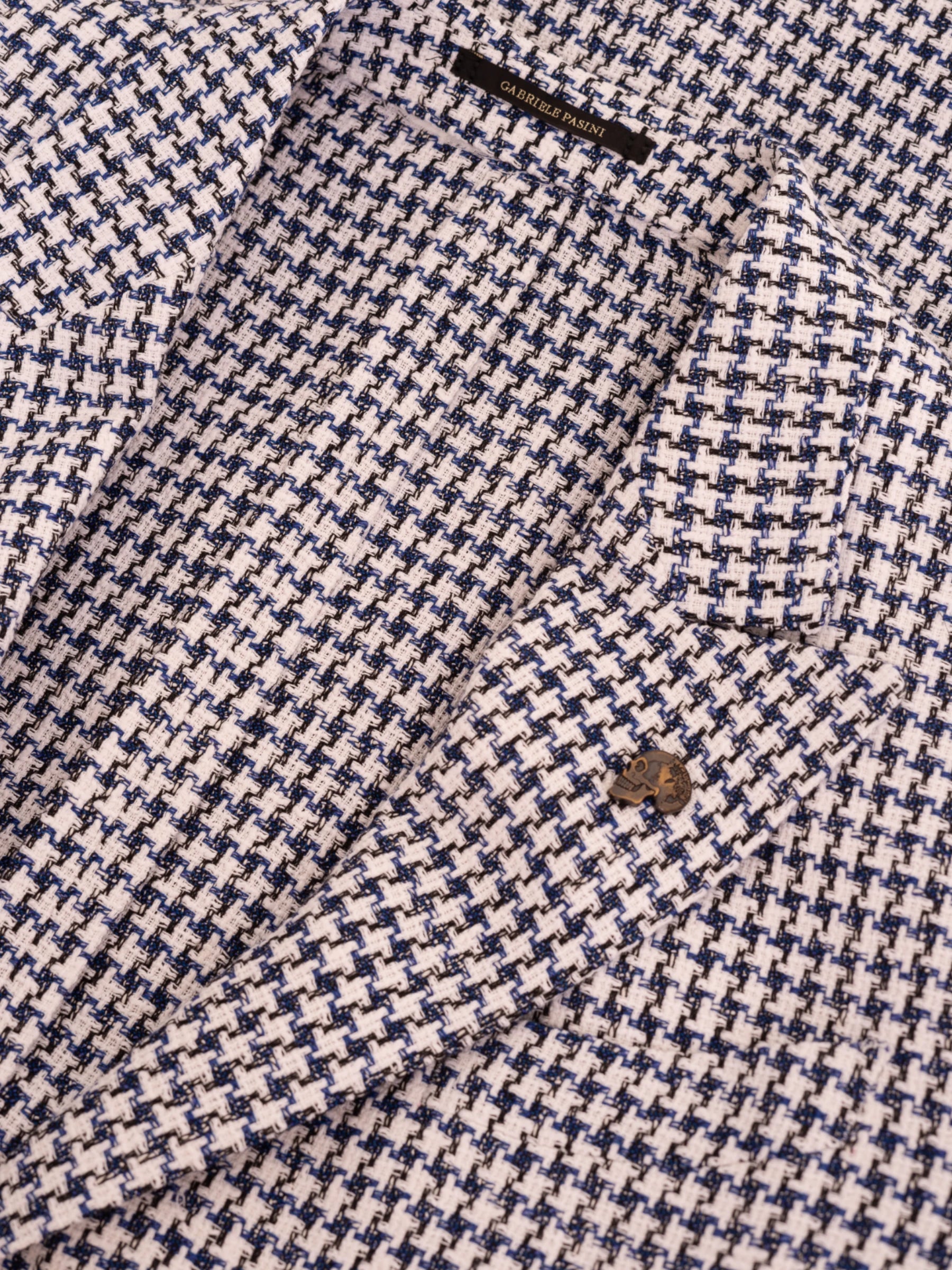 Blazer - Blauw/Wit