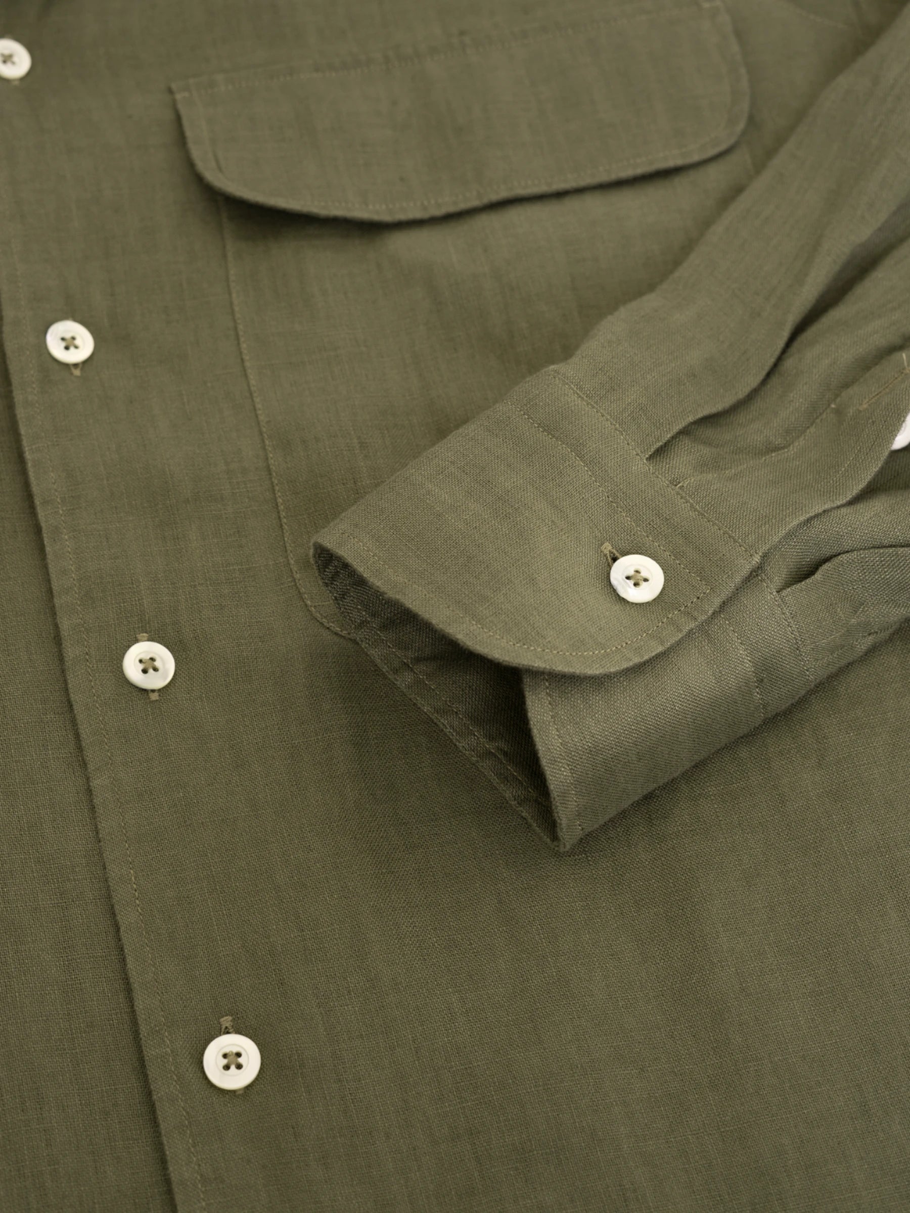 Linnen Shirt - Groen