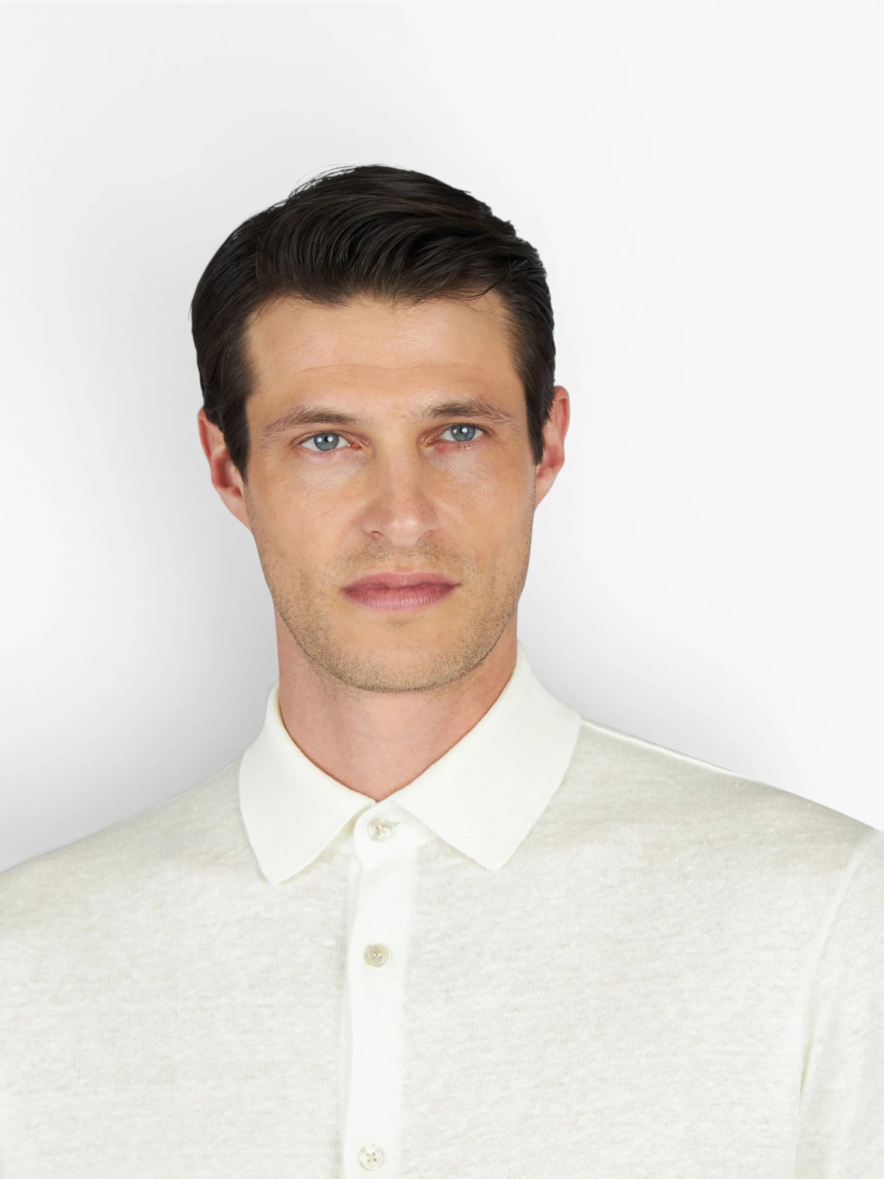 Linnen Jersey Shirt - creme