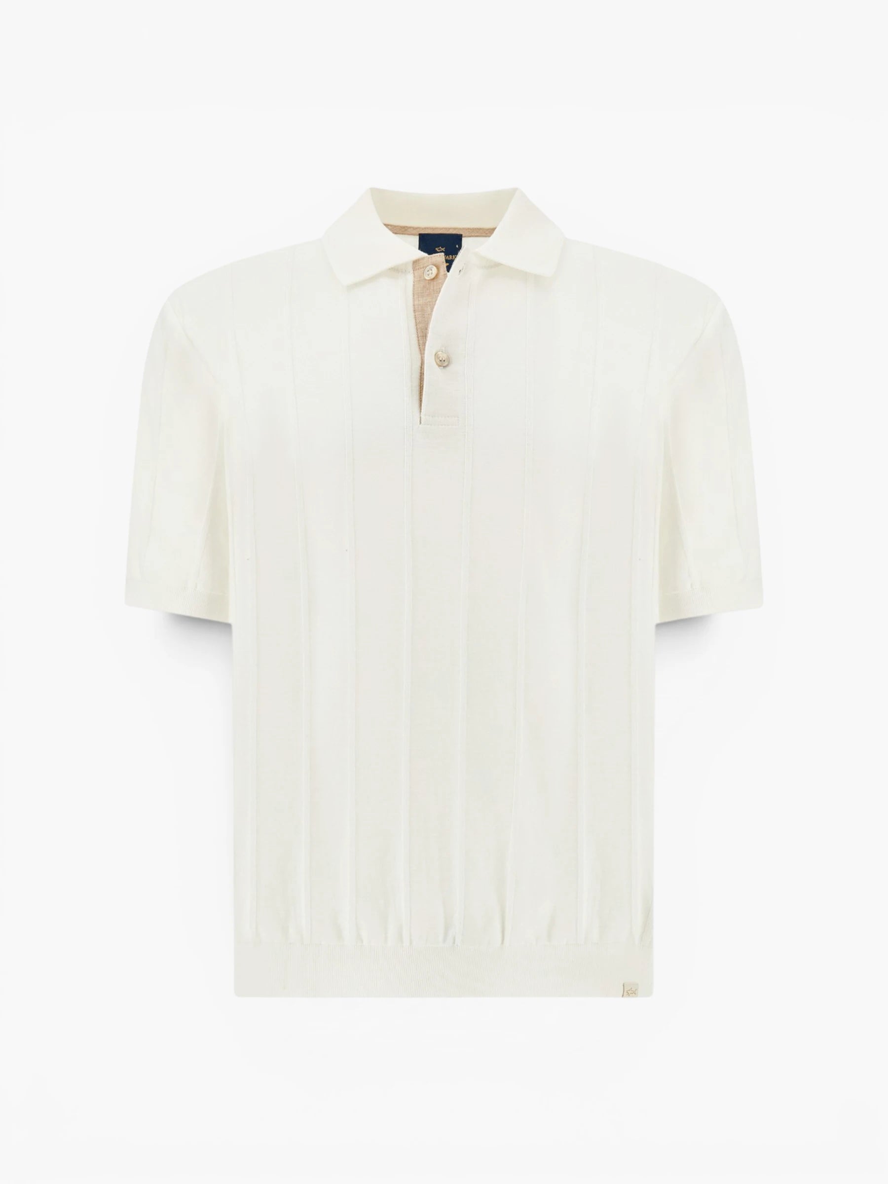 Piuma Feather-Light Cotton Polo Shirt 26411632 - Wit