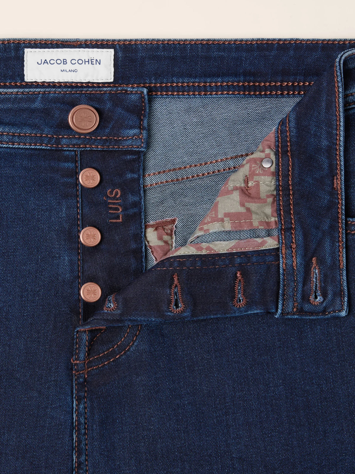 Luis Regular Fit Jeans JUM QE034 030 S3624 R2 - Donkerblauw