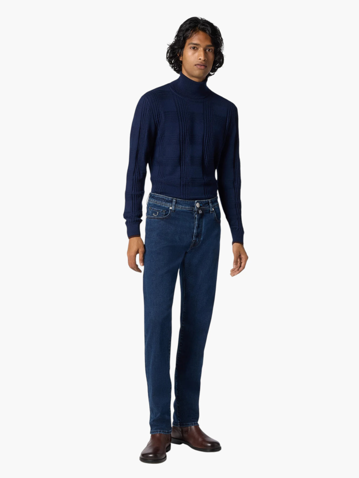 Bard Slim Fit JUM QM004 055 P3621 R2 - Donkerblauw