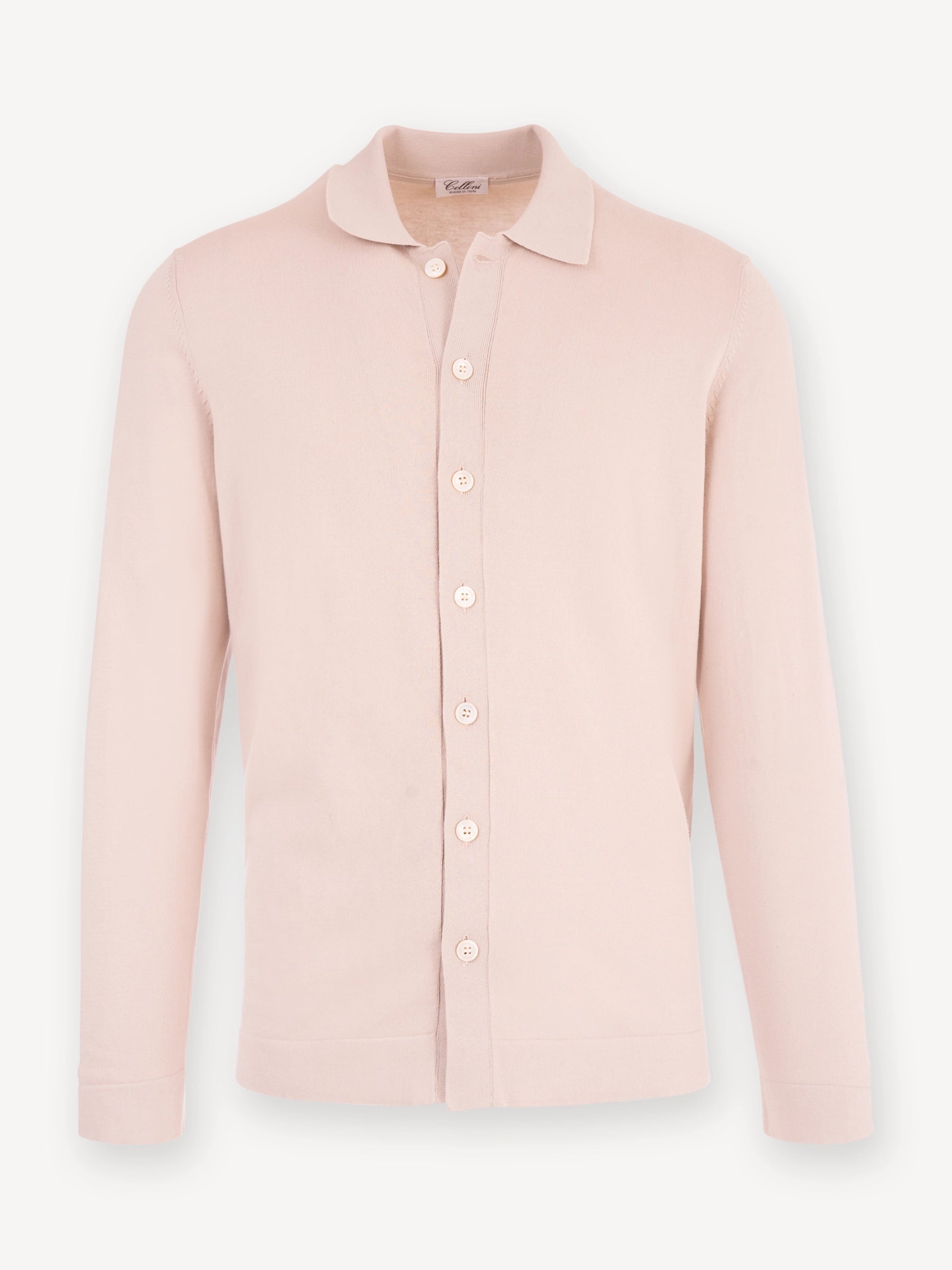 Gebreid Shirt -  Beige