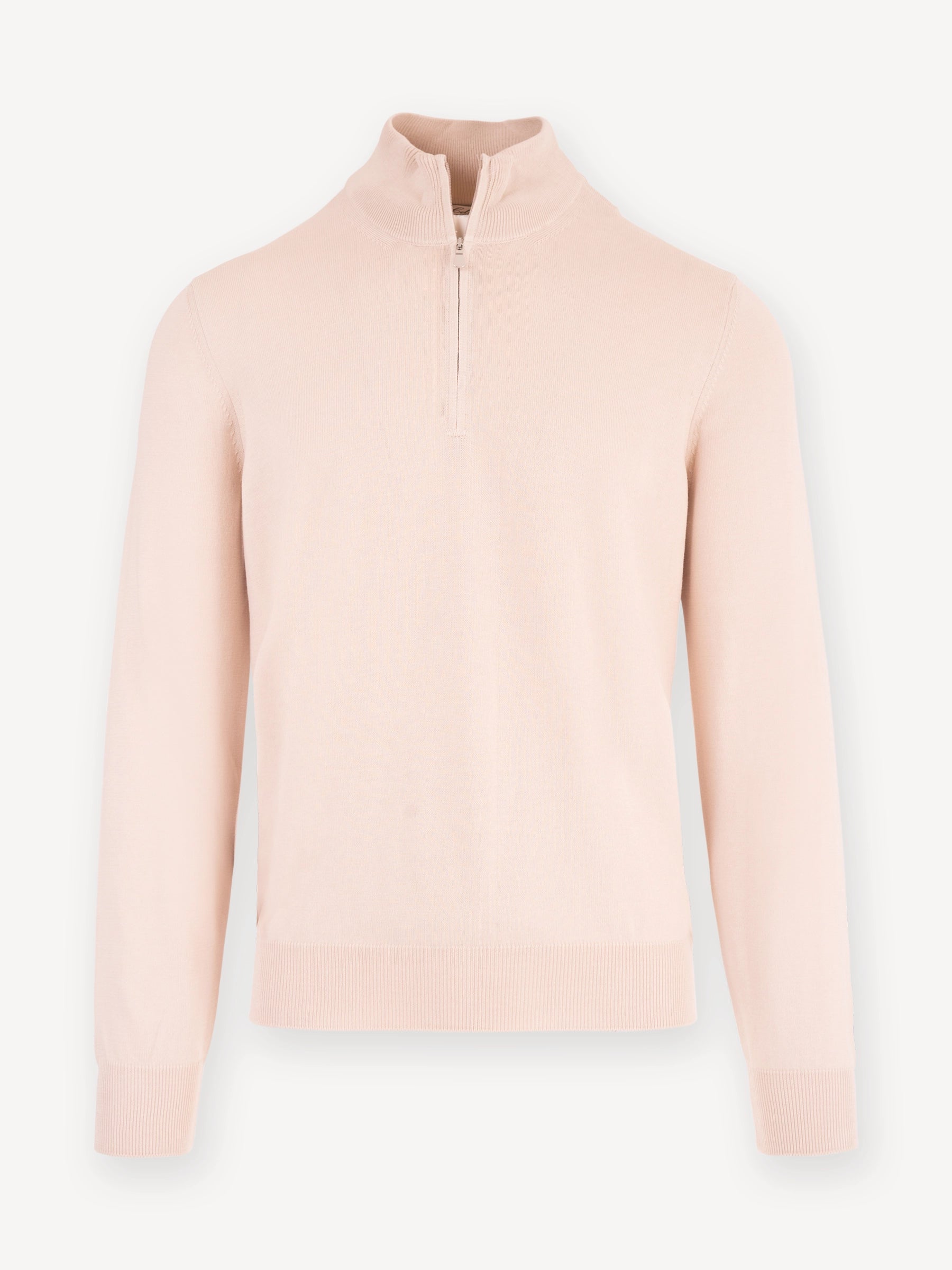 Halfzip Trui - Ecru