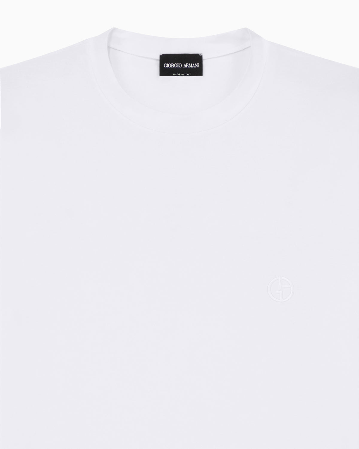 Giorgio Armani T-shirt 3GST52 SJP4Z U090 - Wit