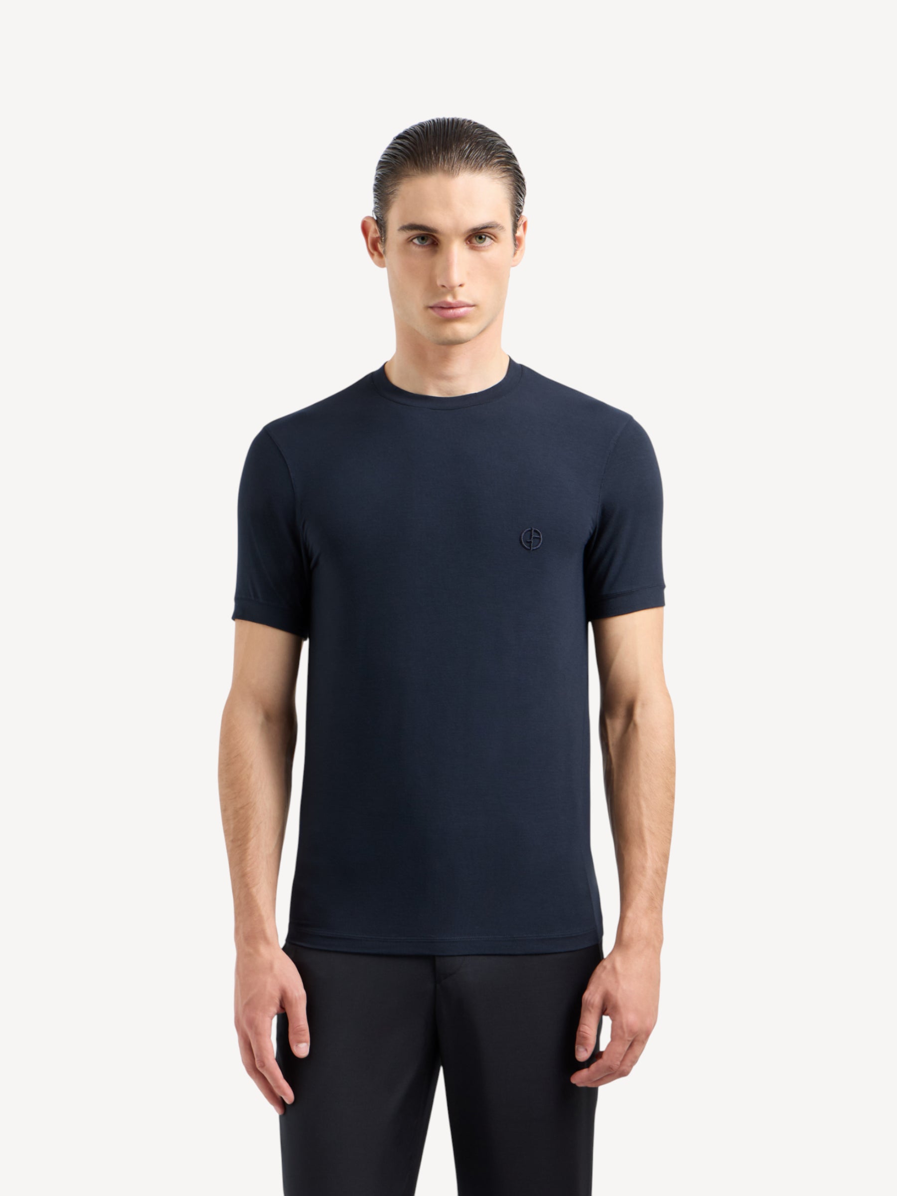 Jersey Stretch T-Shirt - Navy