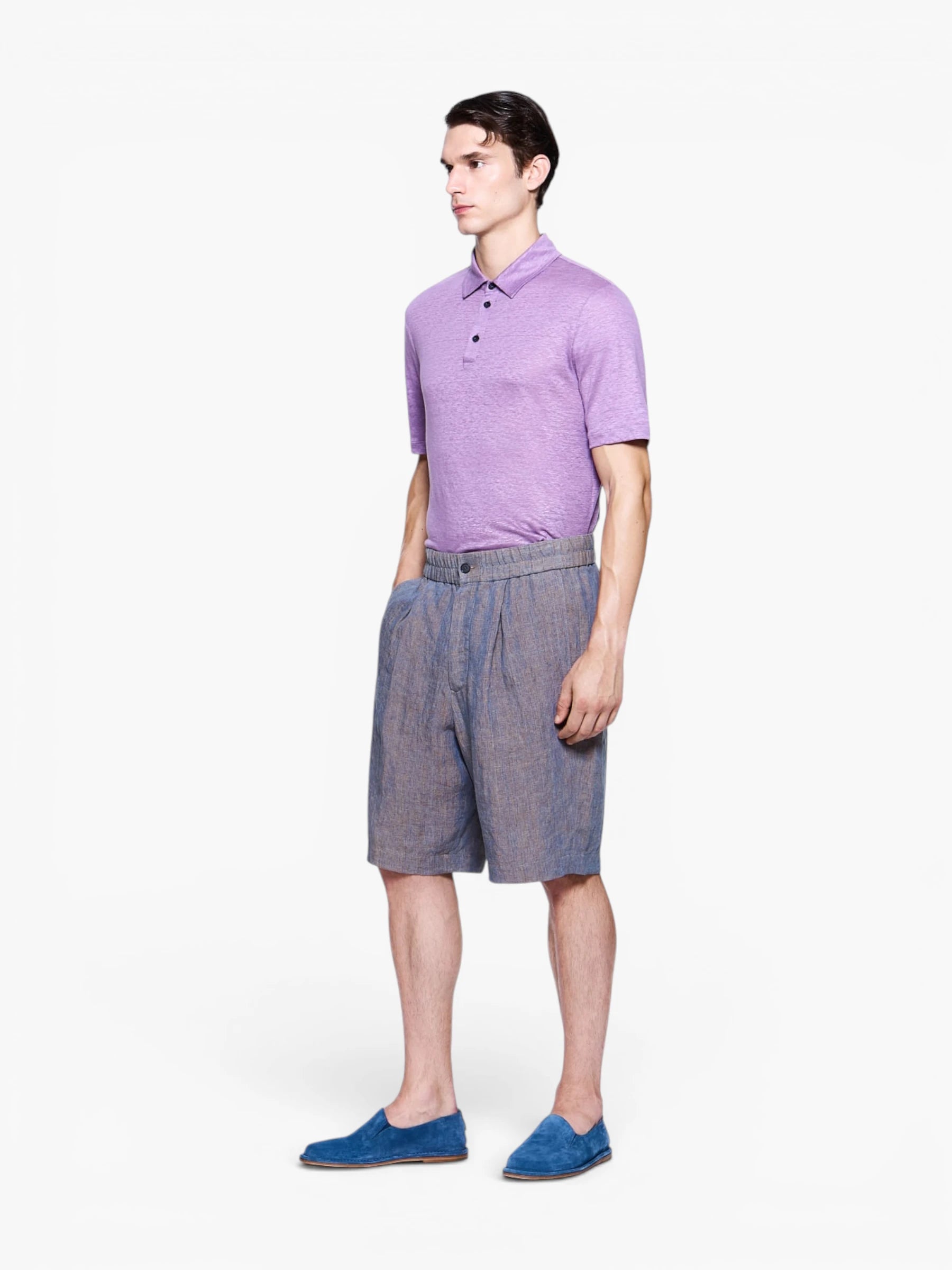 Short sleeve polo - Wisteria