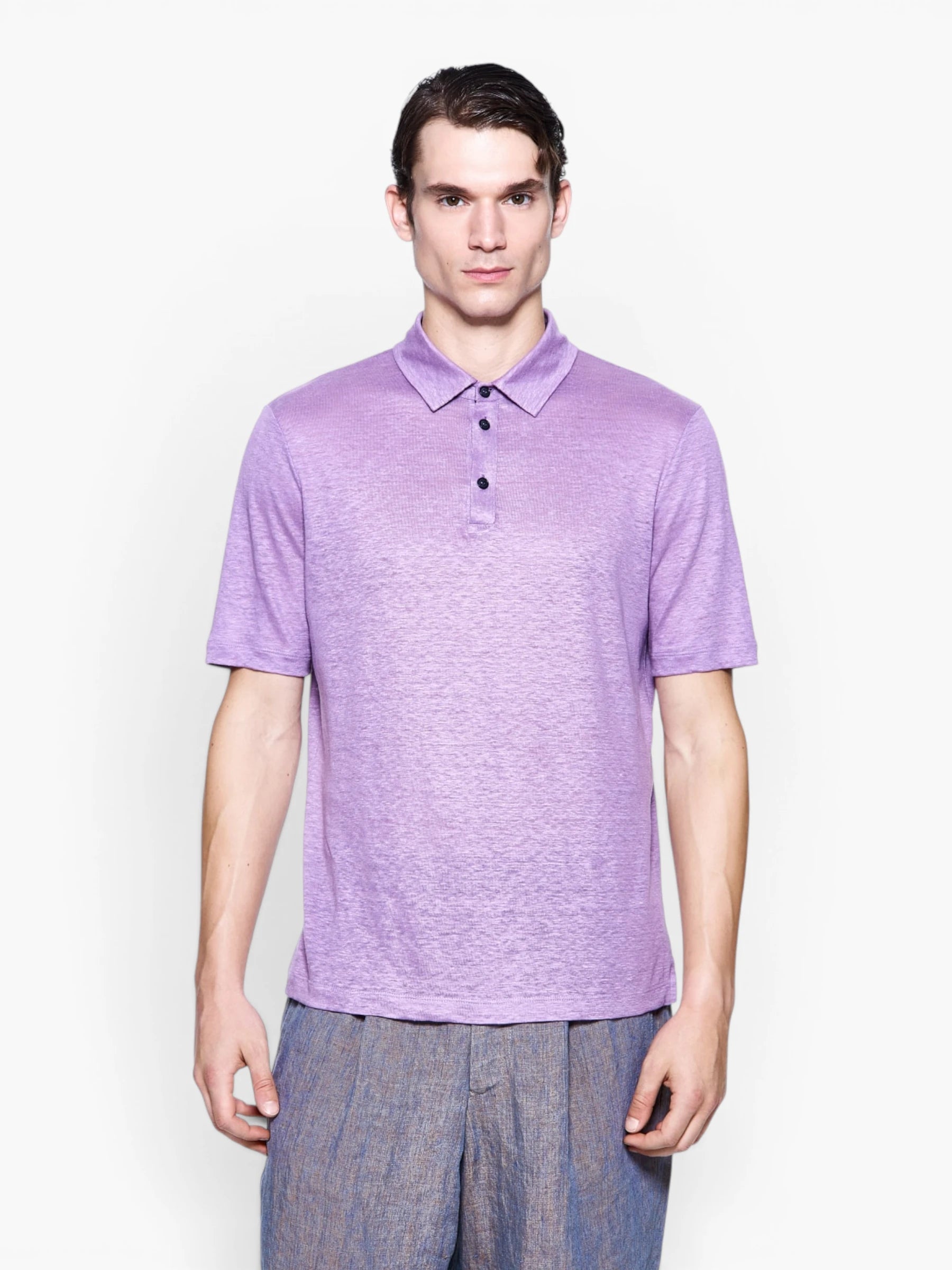 Short sleeve polo - Wisteria