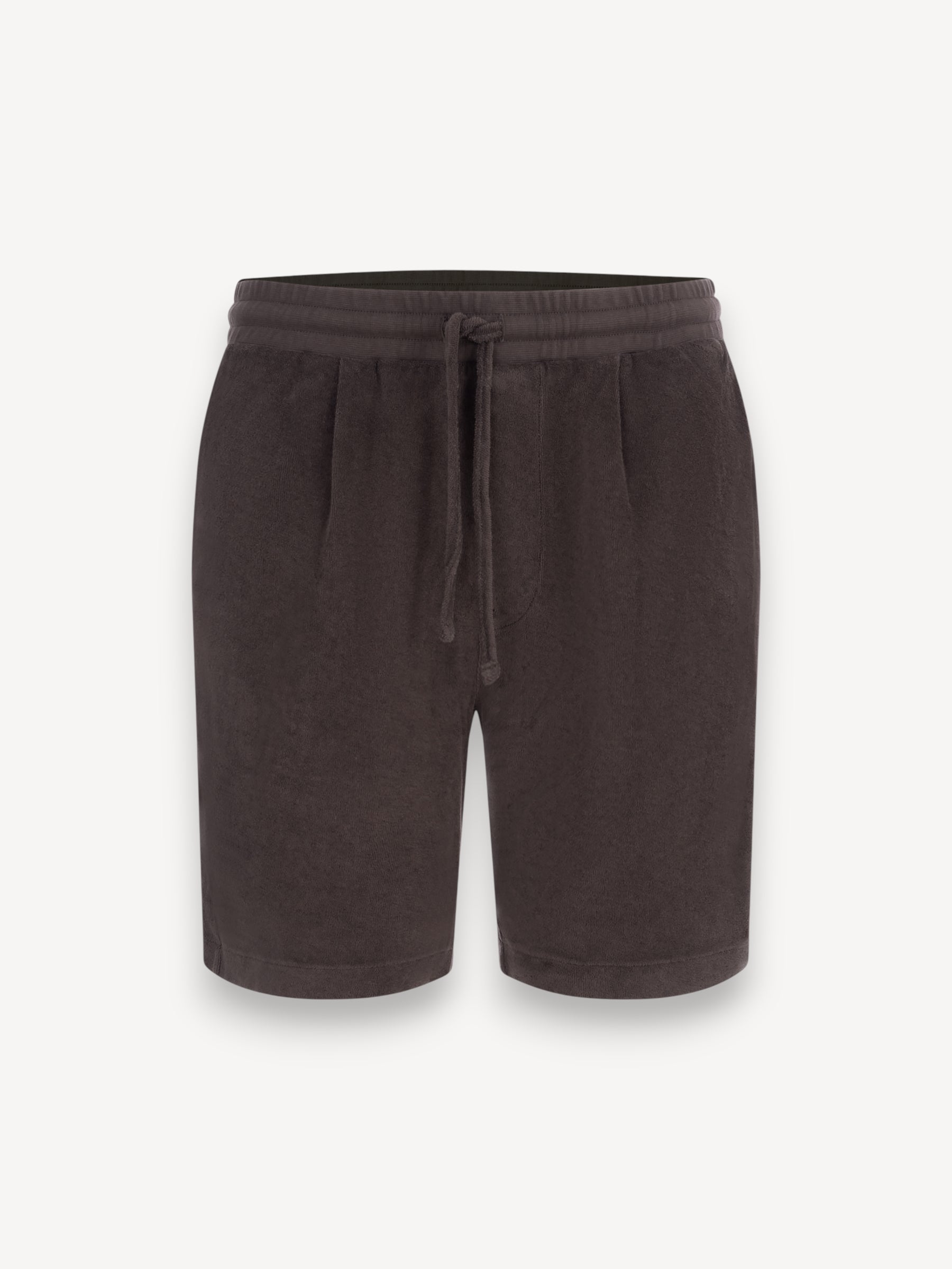 Baxter Toweling Shorts - Dark Brown