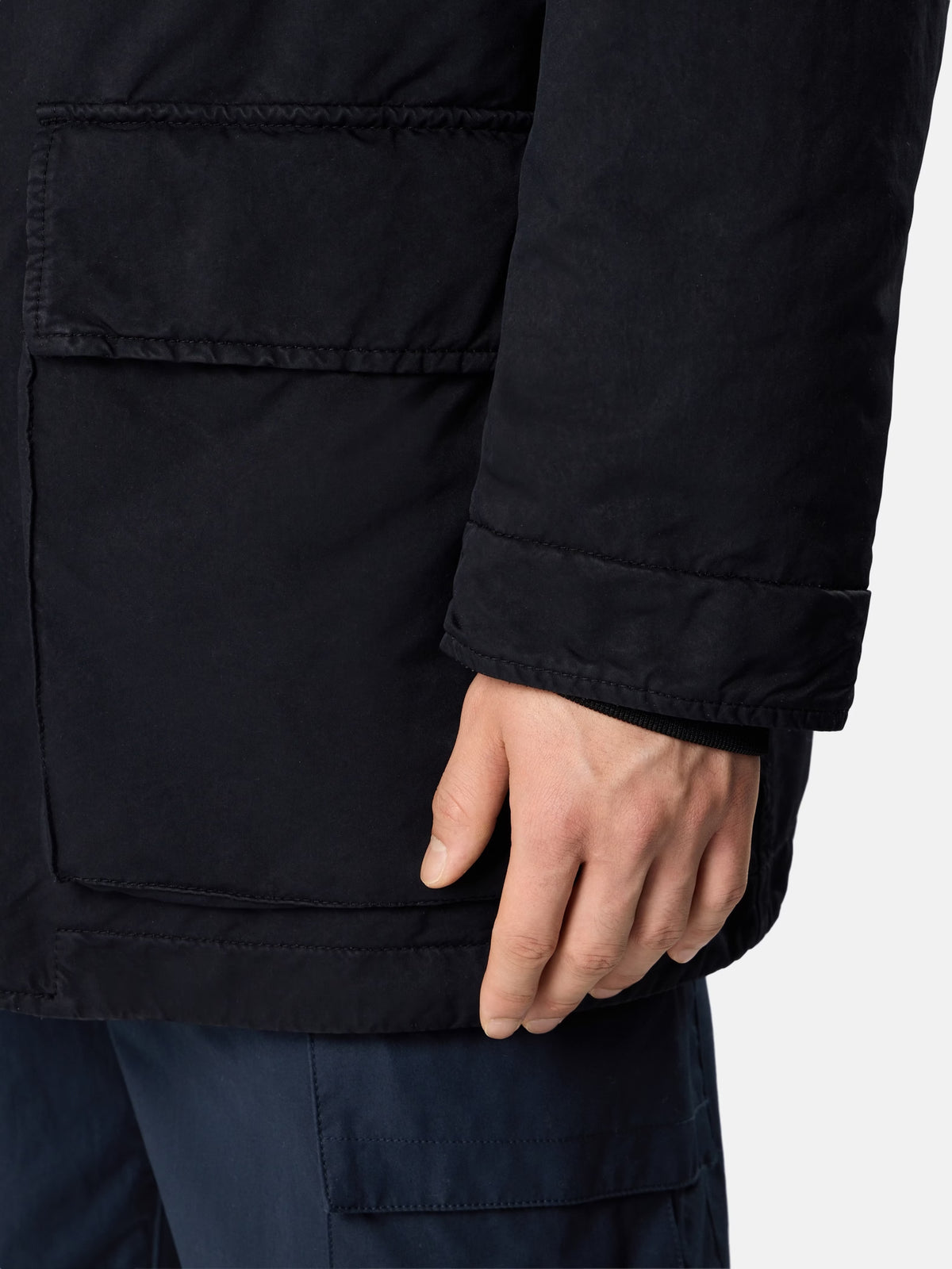 Stone Island L2S154100062 S0F27 Short Parka -  Donkerblauw