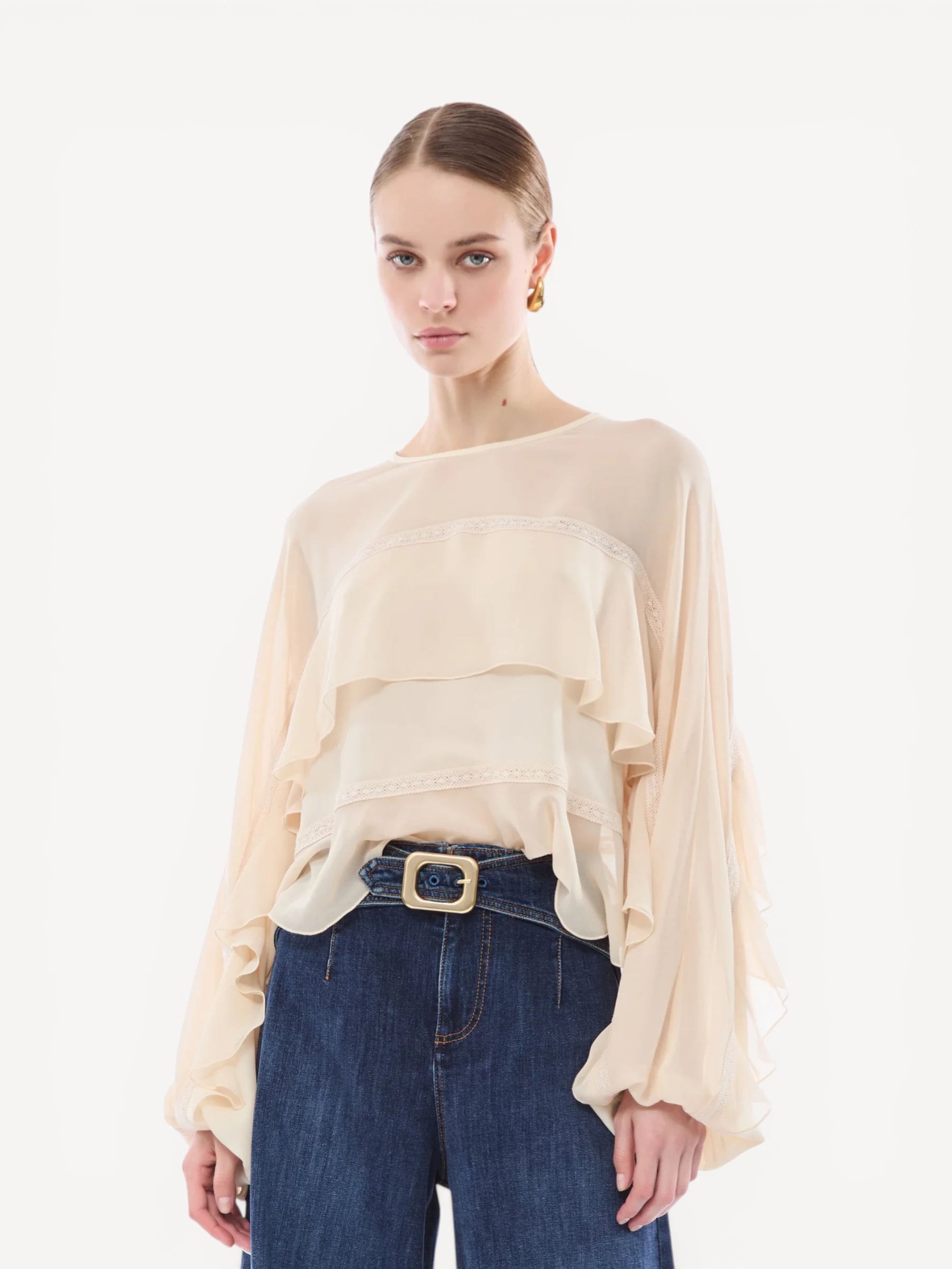 Fuji Blouse - Champagne