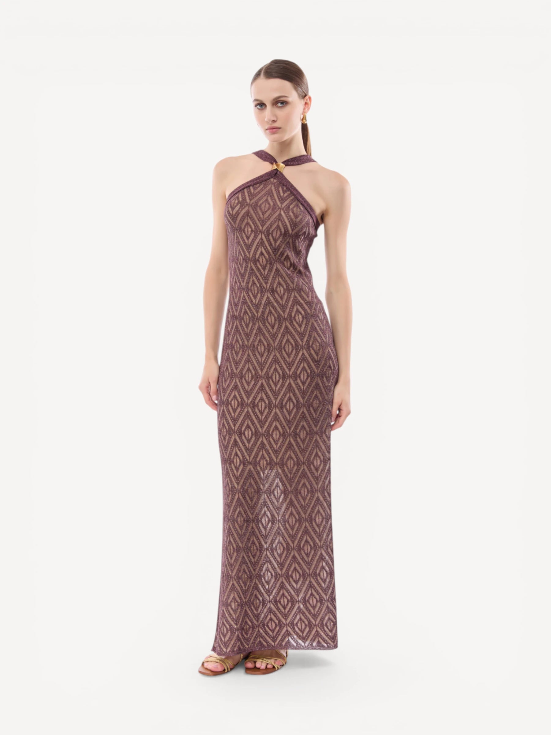 Tobia Dress - Bordeaux