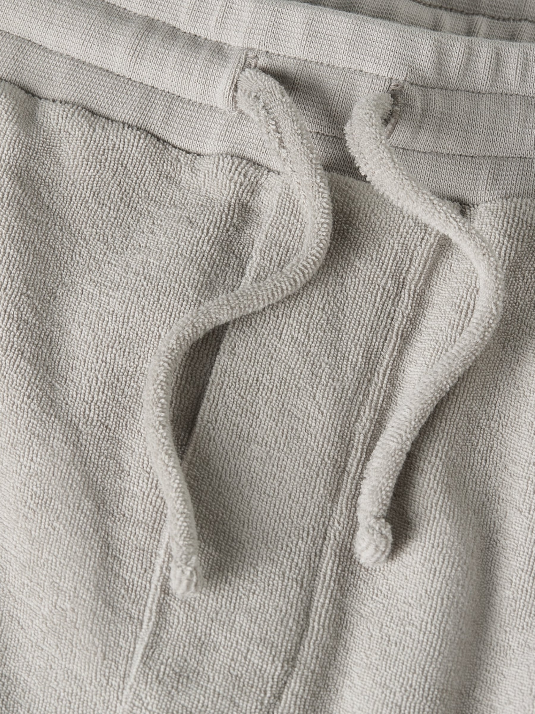 Baxter Toweling Shorts - Stone Grey