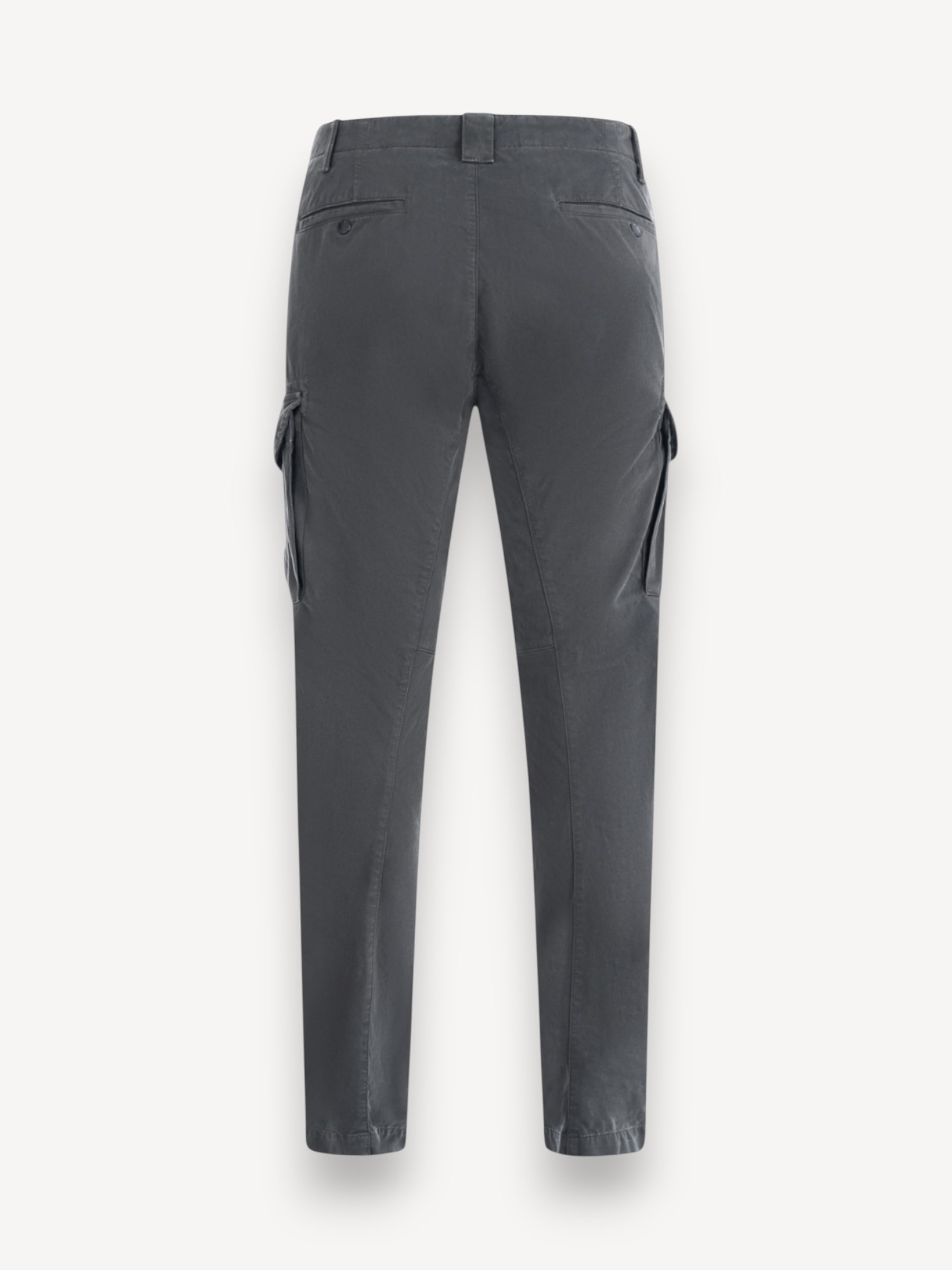 Stretch Satijn Cargo Pants - Dark Shadow