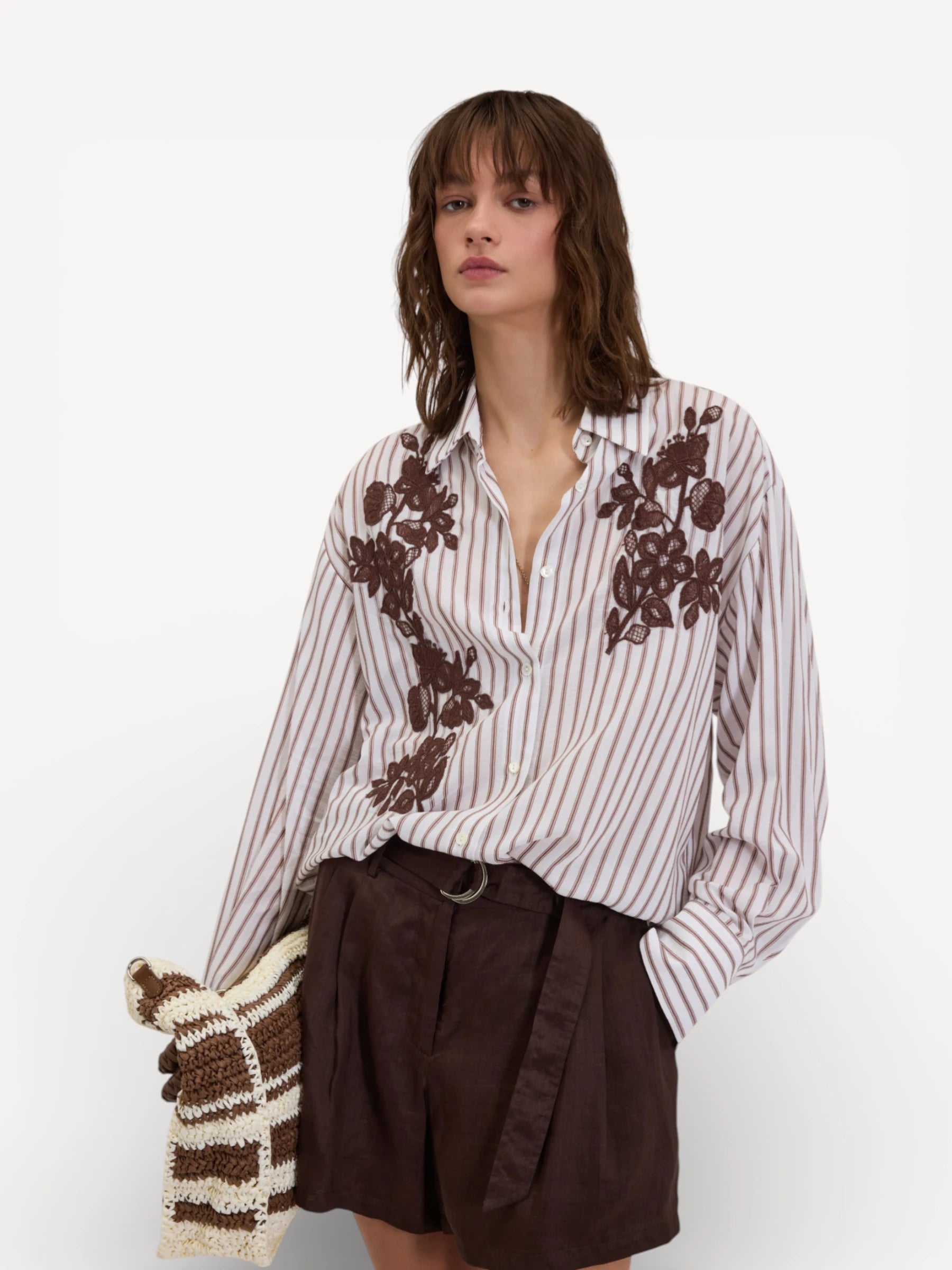 Striped Shirt - Off White