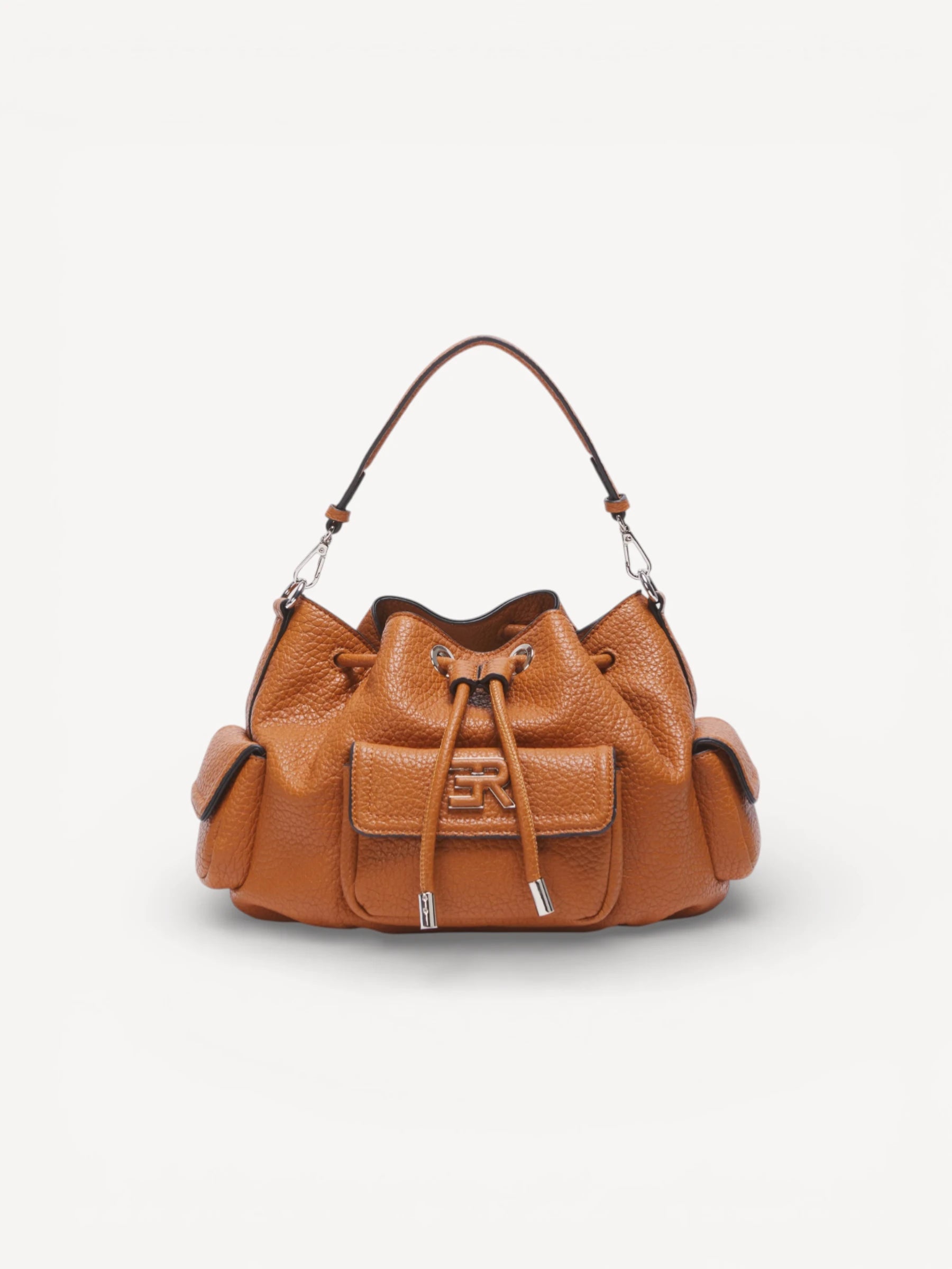 Small Shoulder Bag - Leather Brown