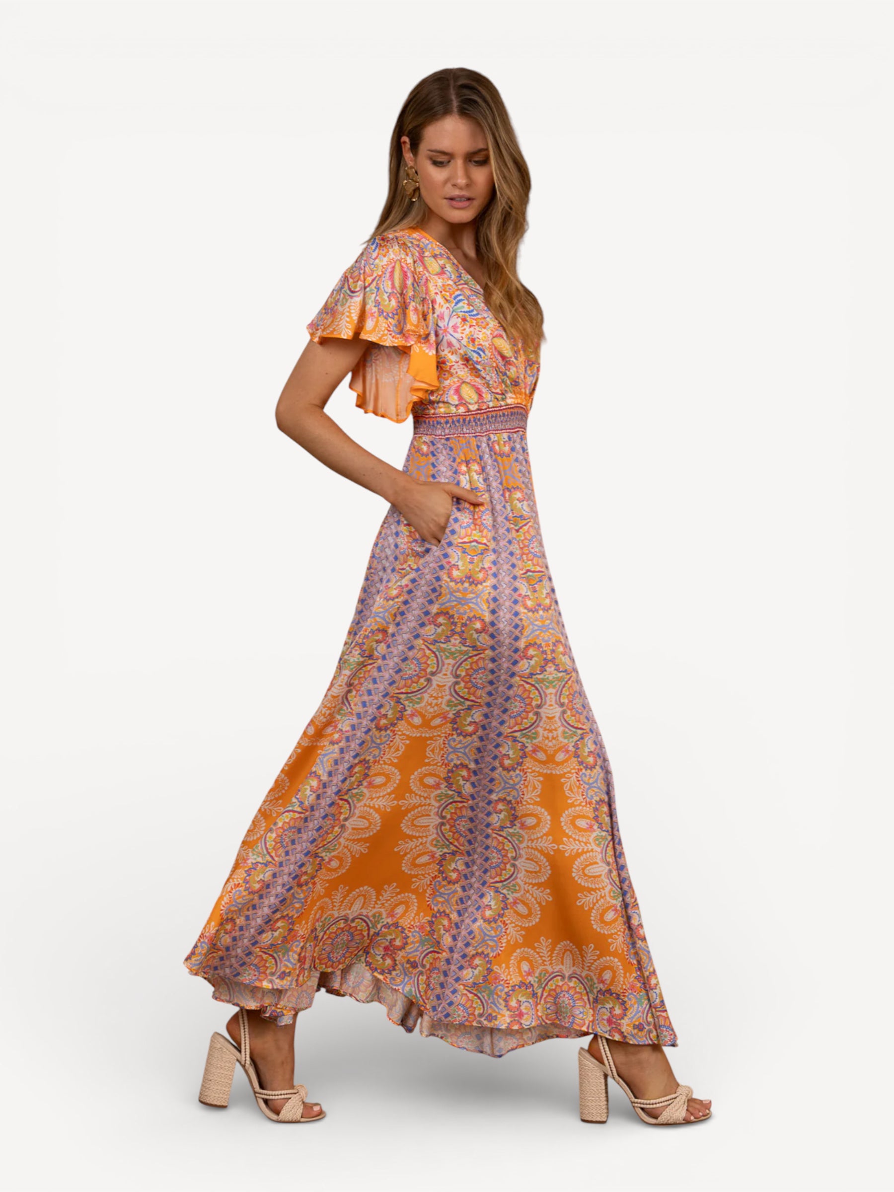Sandra Dress - Oranje