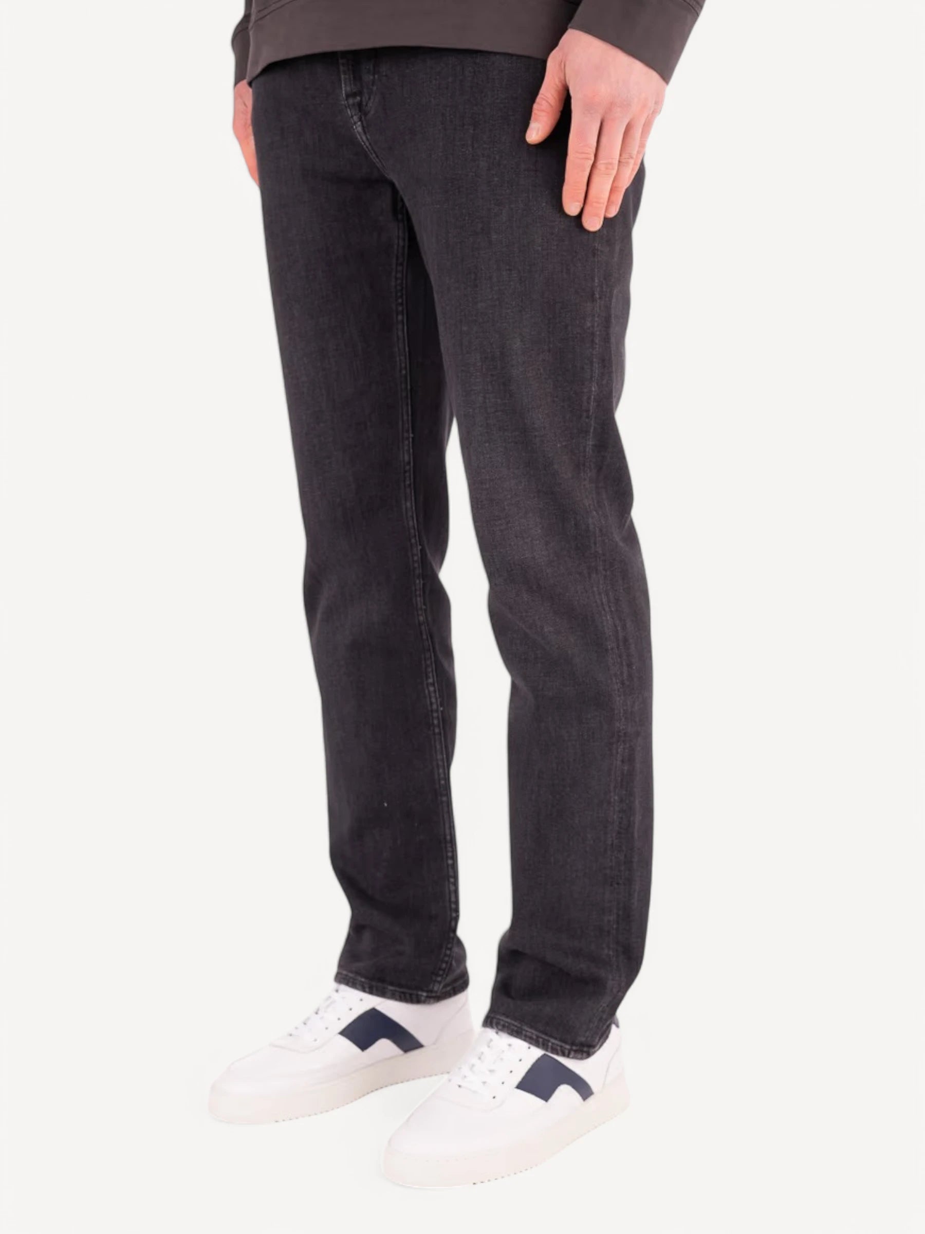 Slimmy Cashmere Jeans - Donkergrijs