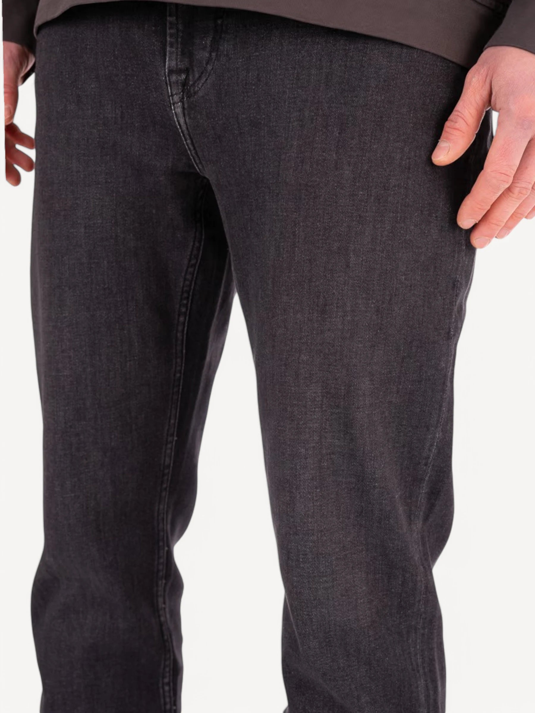 Slimmy Cashmere Jeans - Donkergrijs