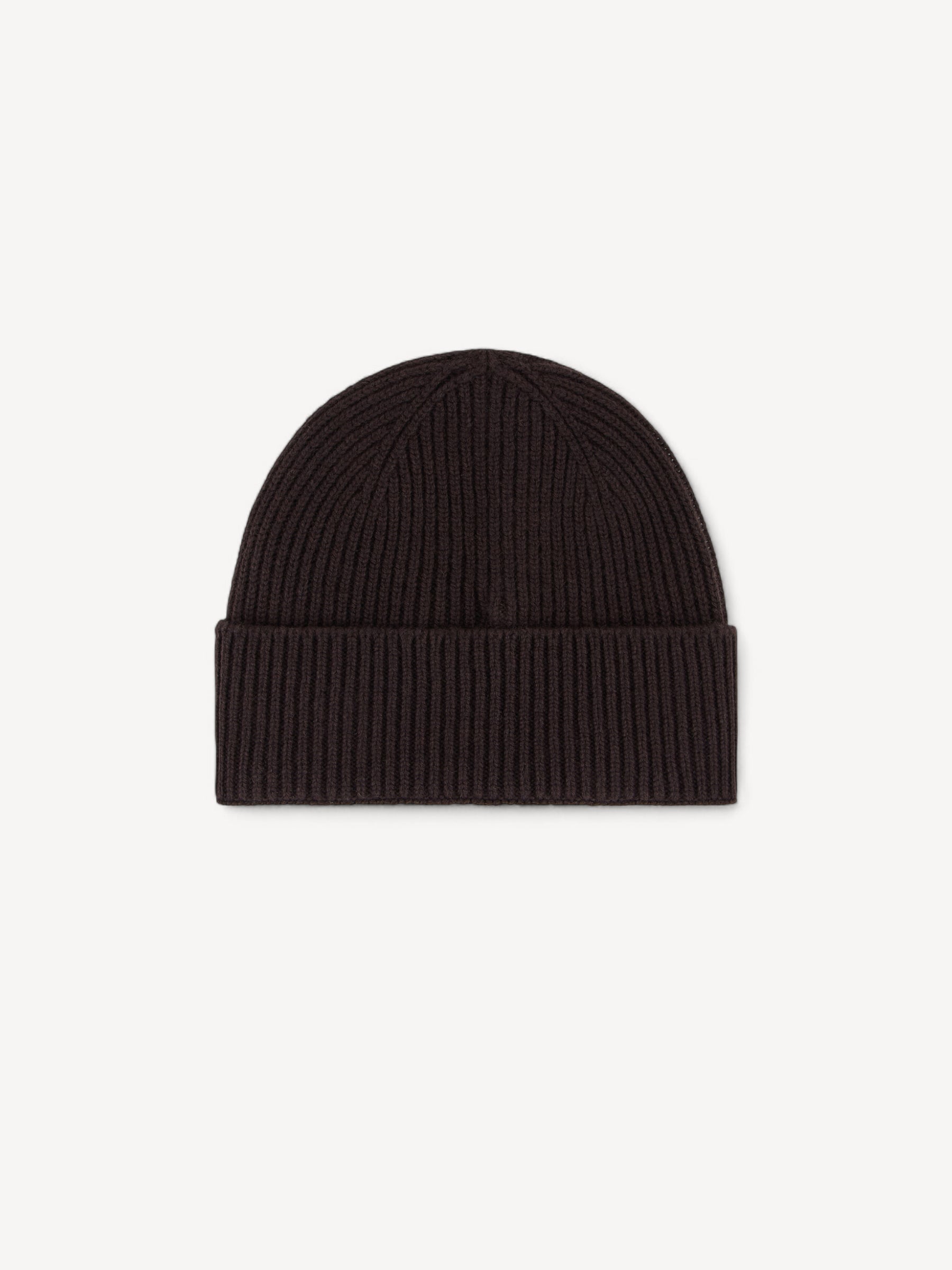 Cashmere Beanie - Donkerbruin