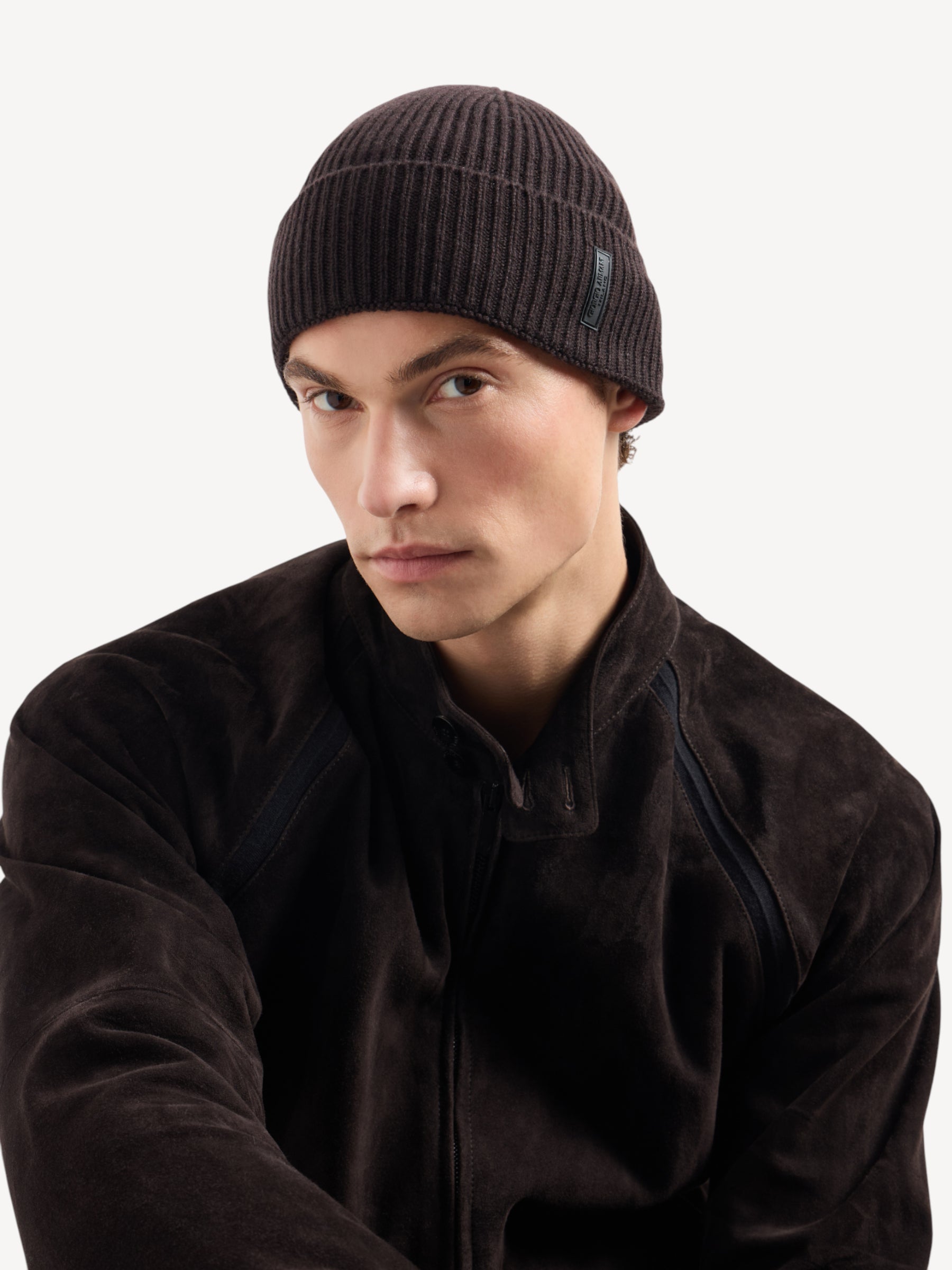 Cashmere Beanie - Donkerbruin