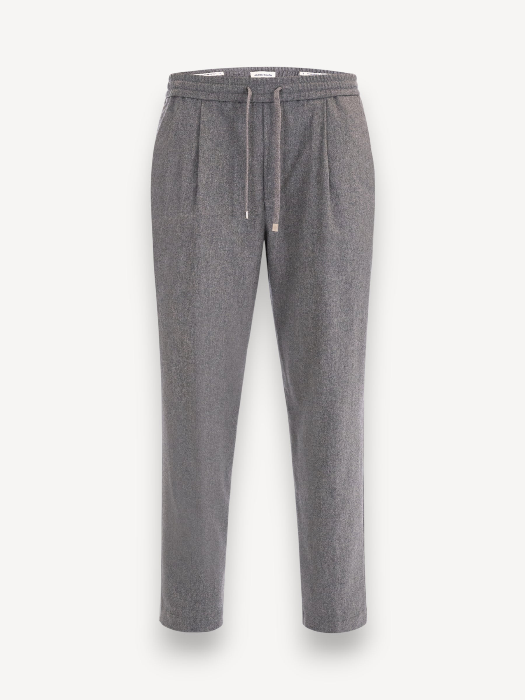 Daniel Carrot-Fit Flannel Chino - Donkergrijs