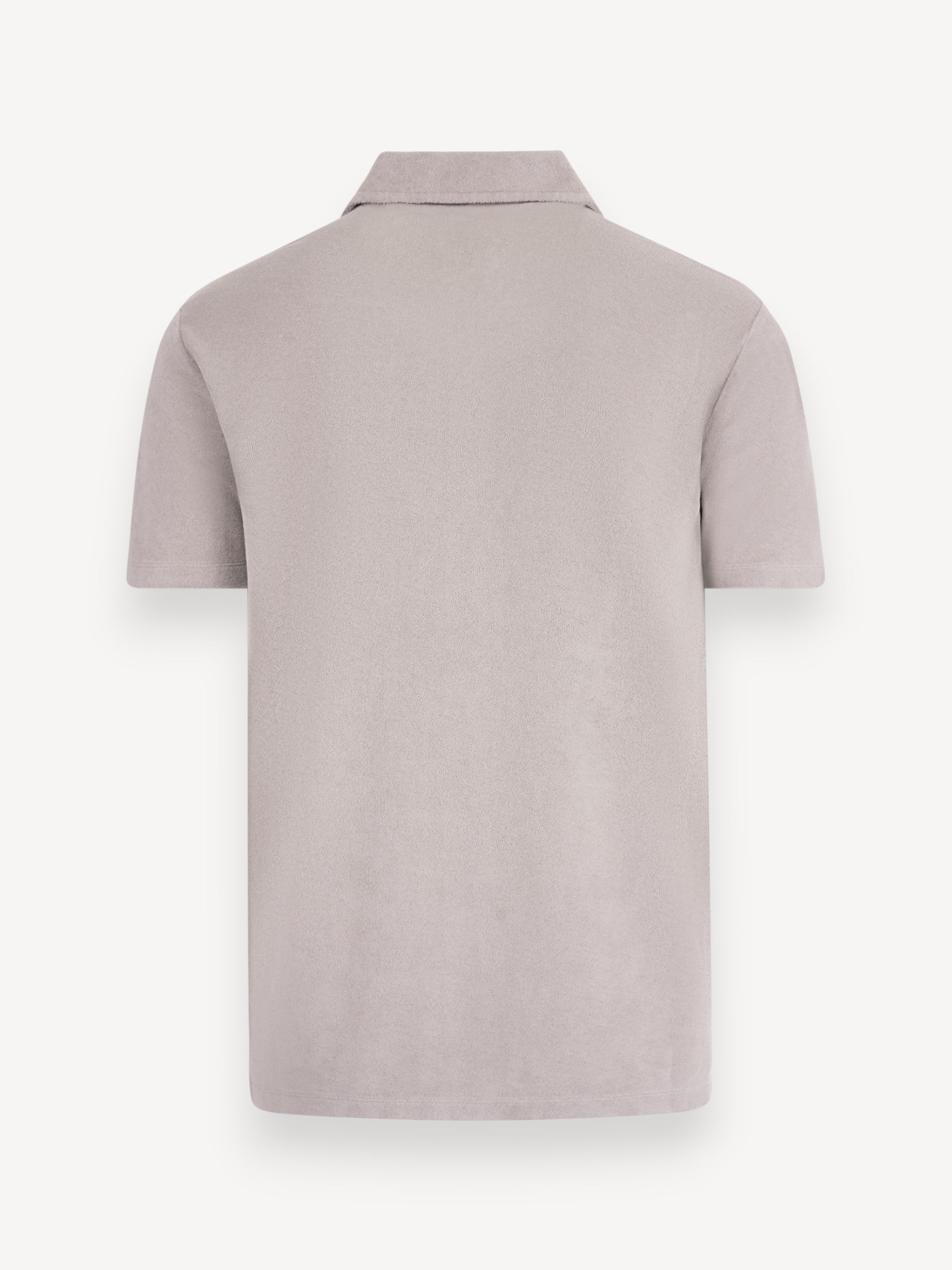 Ryans Towelling Shirt - Stone Grey