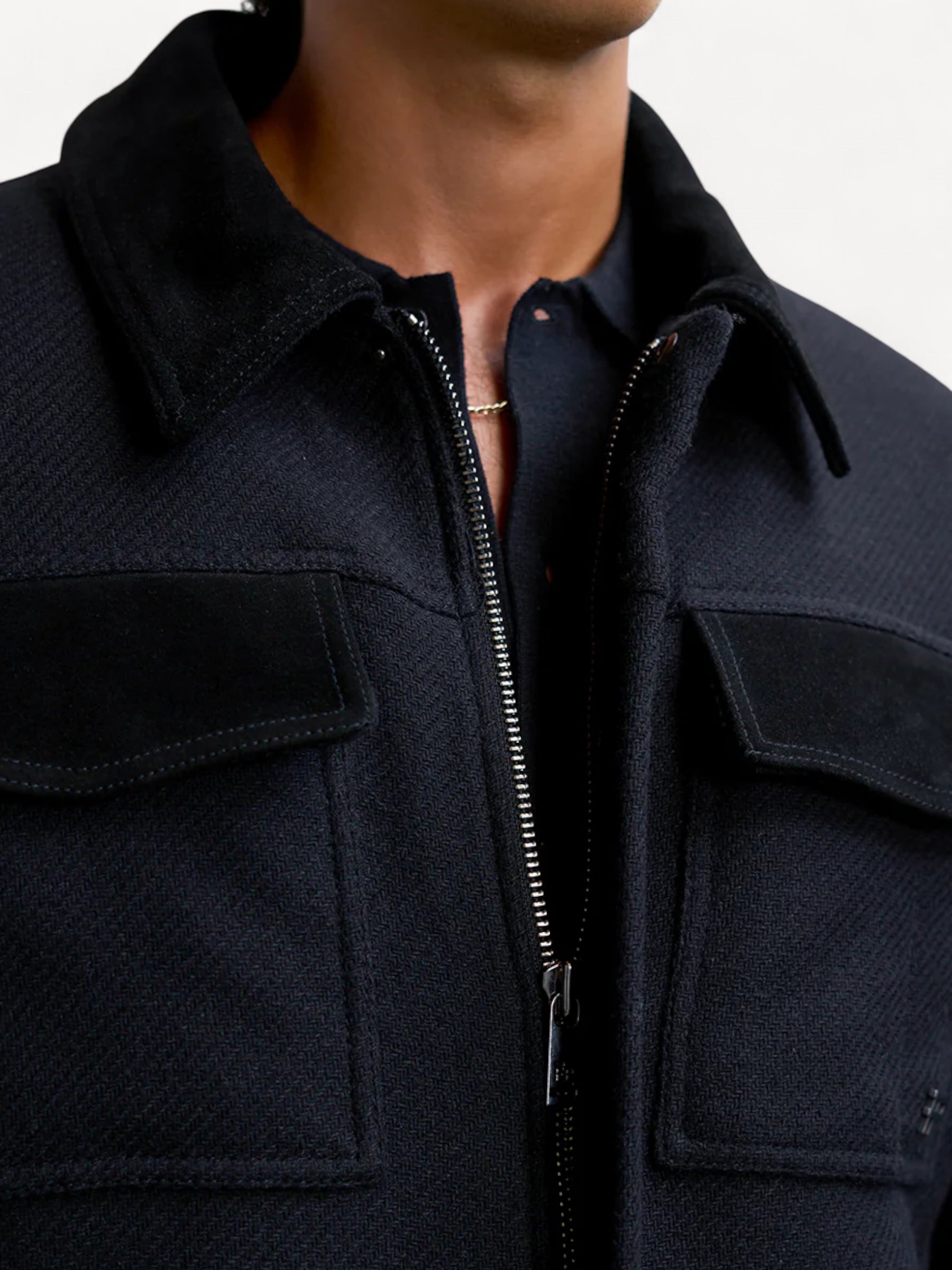 Box Jacket Varsity - Black