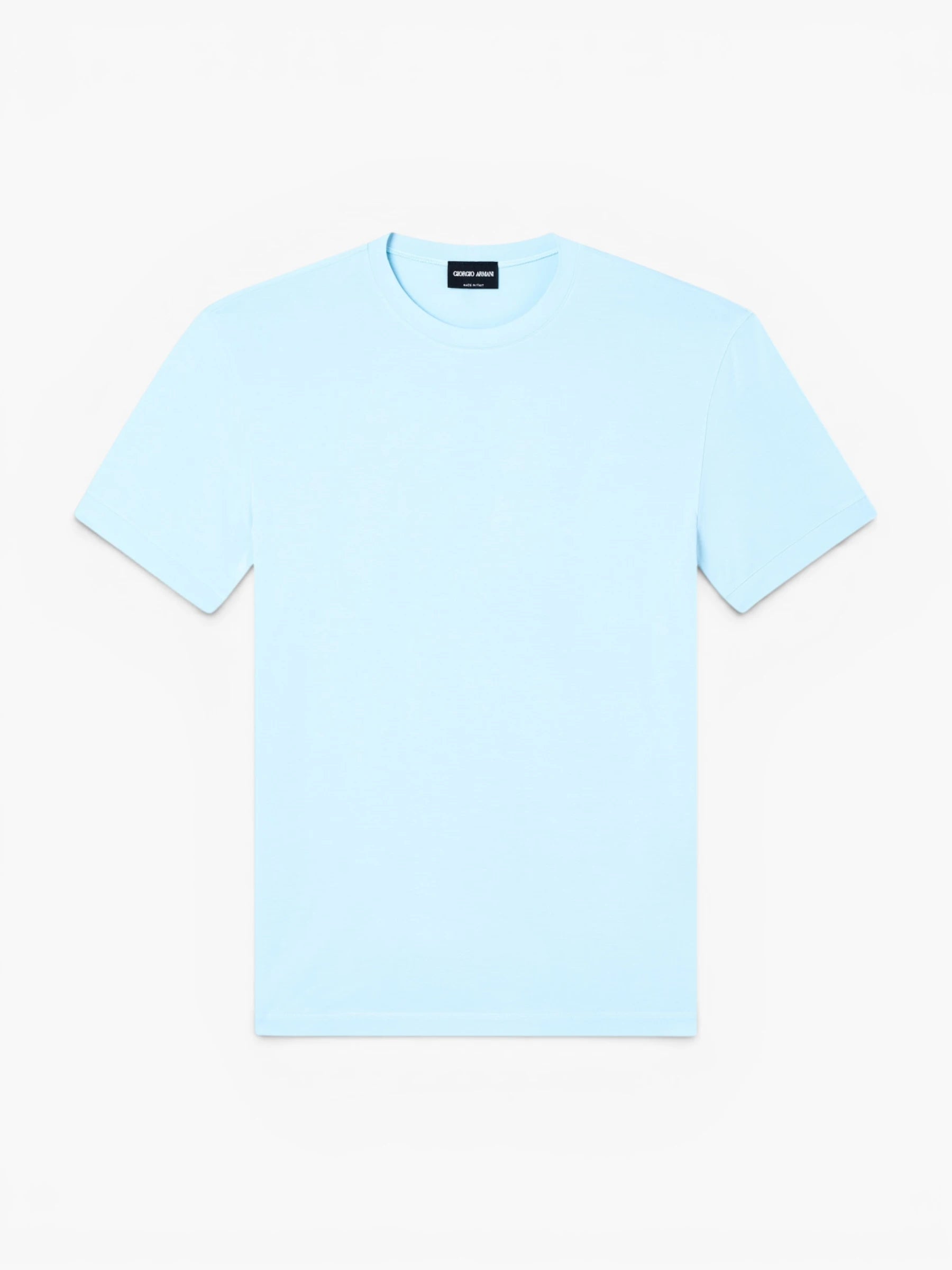 crew-neck T-shirt - Aquamarine