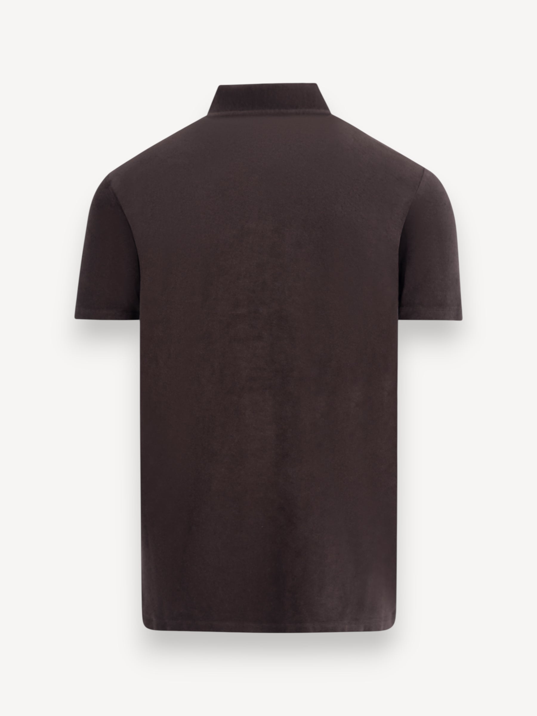 Ryans Towelling Shirt - Dark Brown