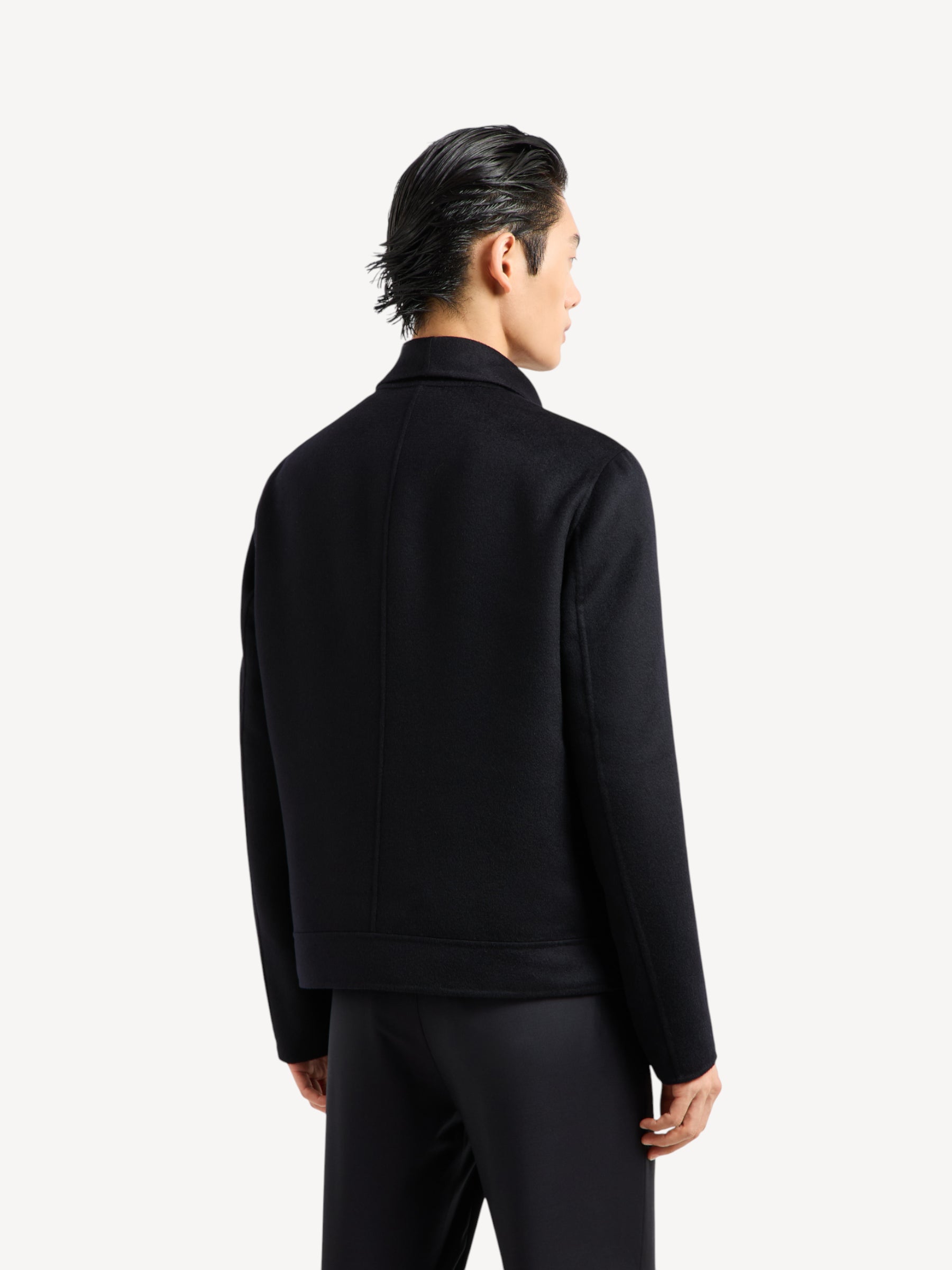 Cashmere Casentino Wool Blouson - Dark Navy