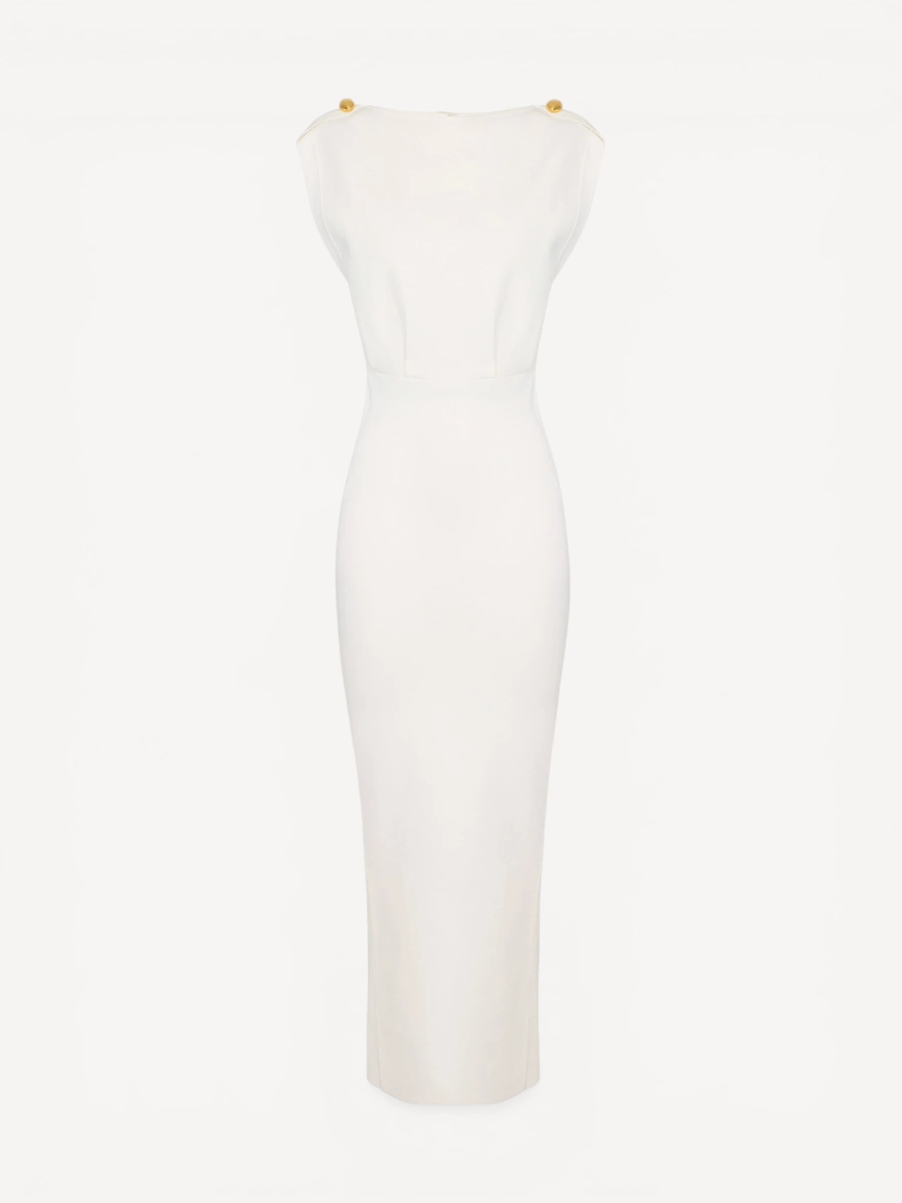 Milano Stitch Knit Dress - Wit