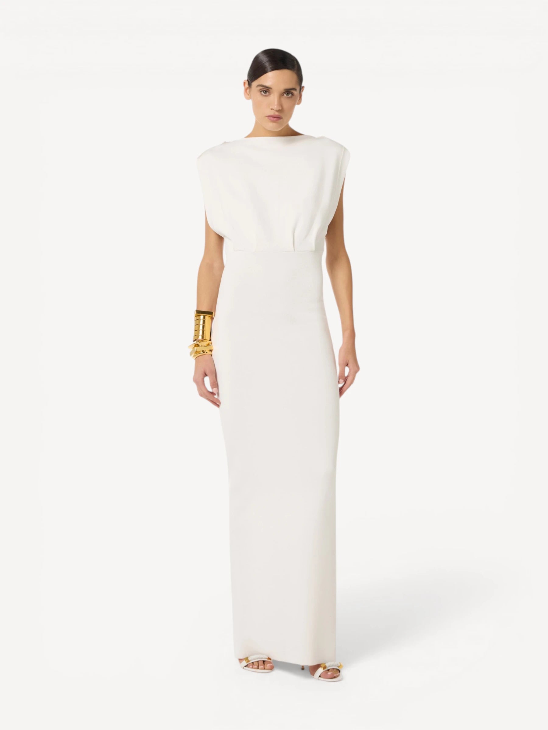 Milano Stitch Knit Dress - Wit