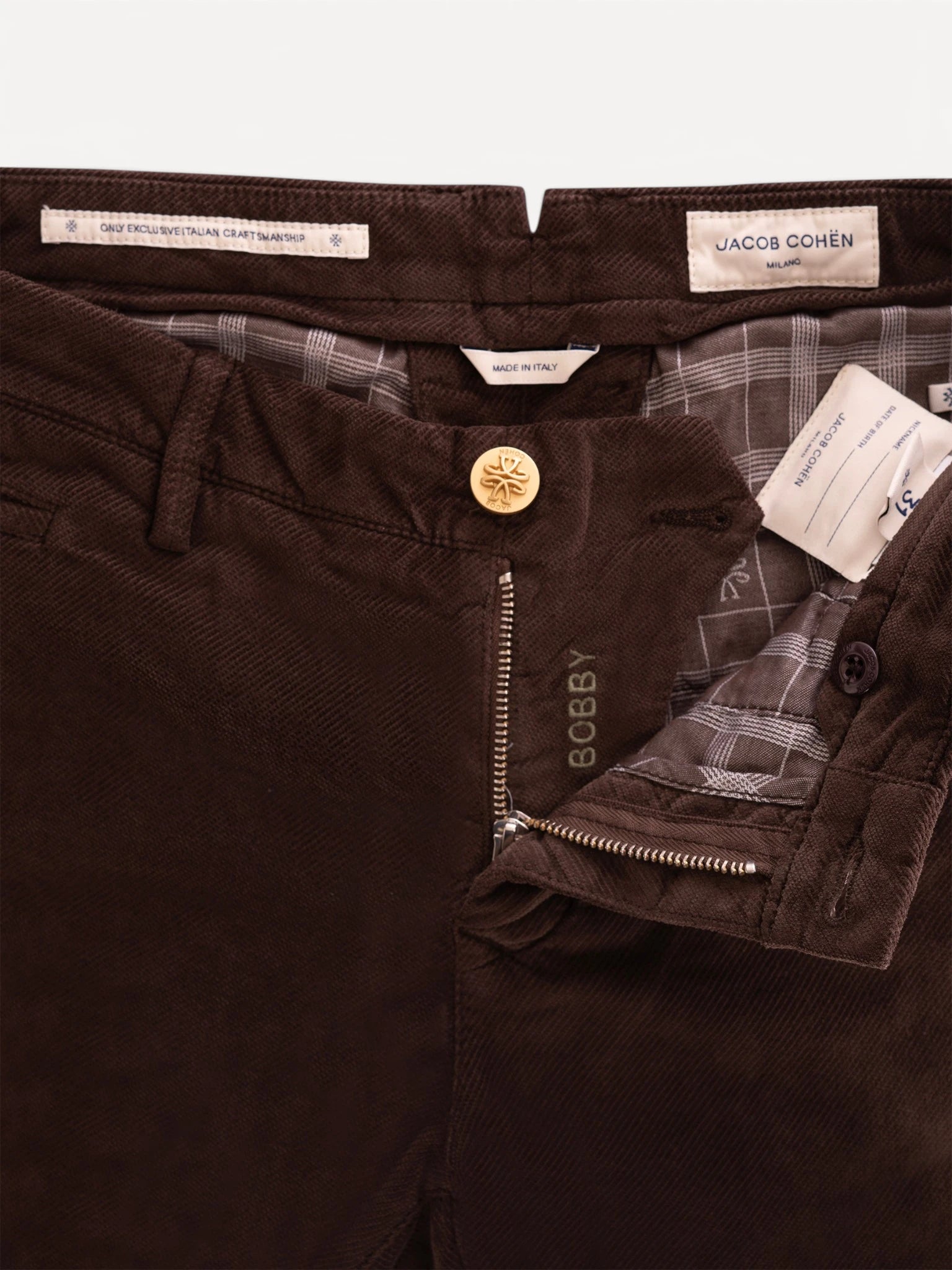 Bobby Slim Trousers - Bruin