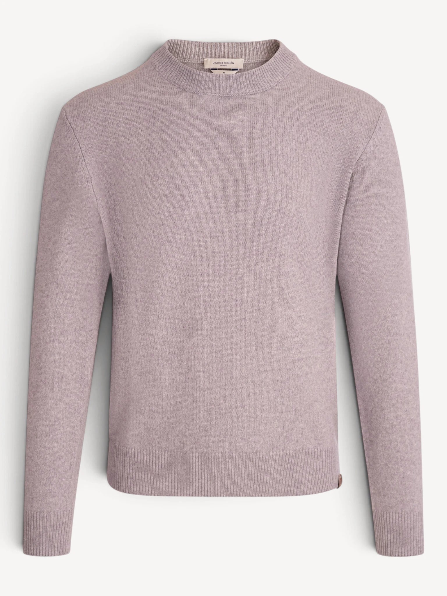 Girocollo Cashmere Sweater - Lichtgrijs