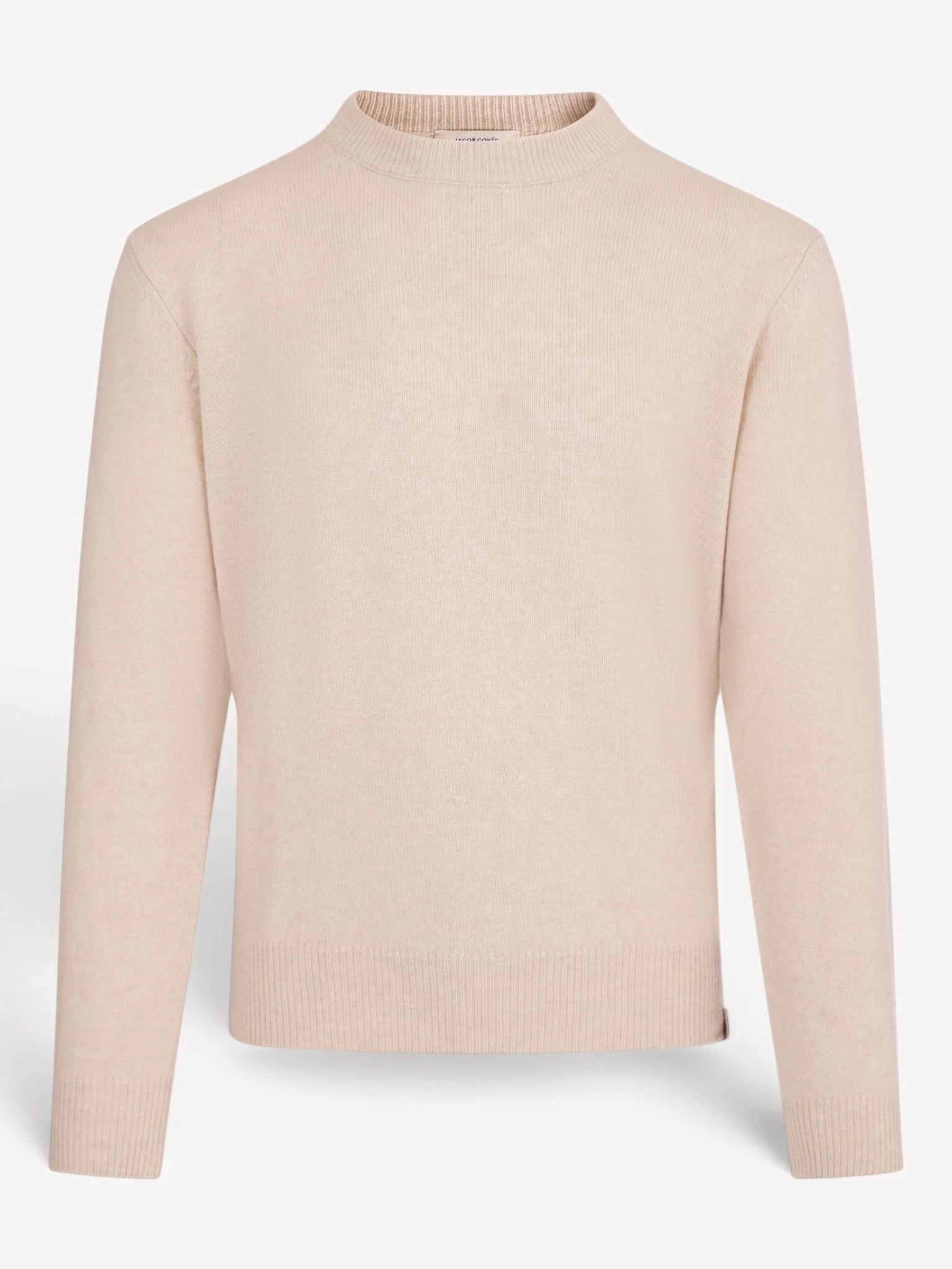 Girocollo Cashmere Sweater - Beige