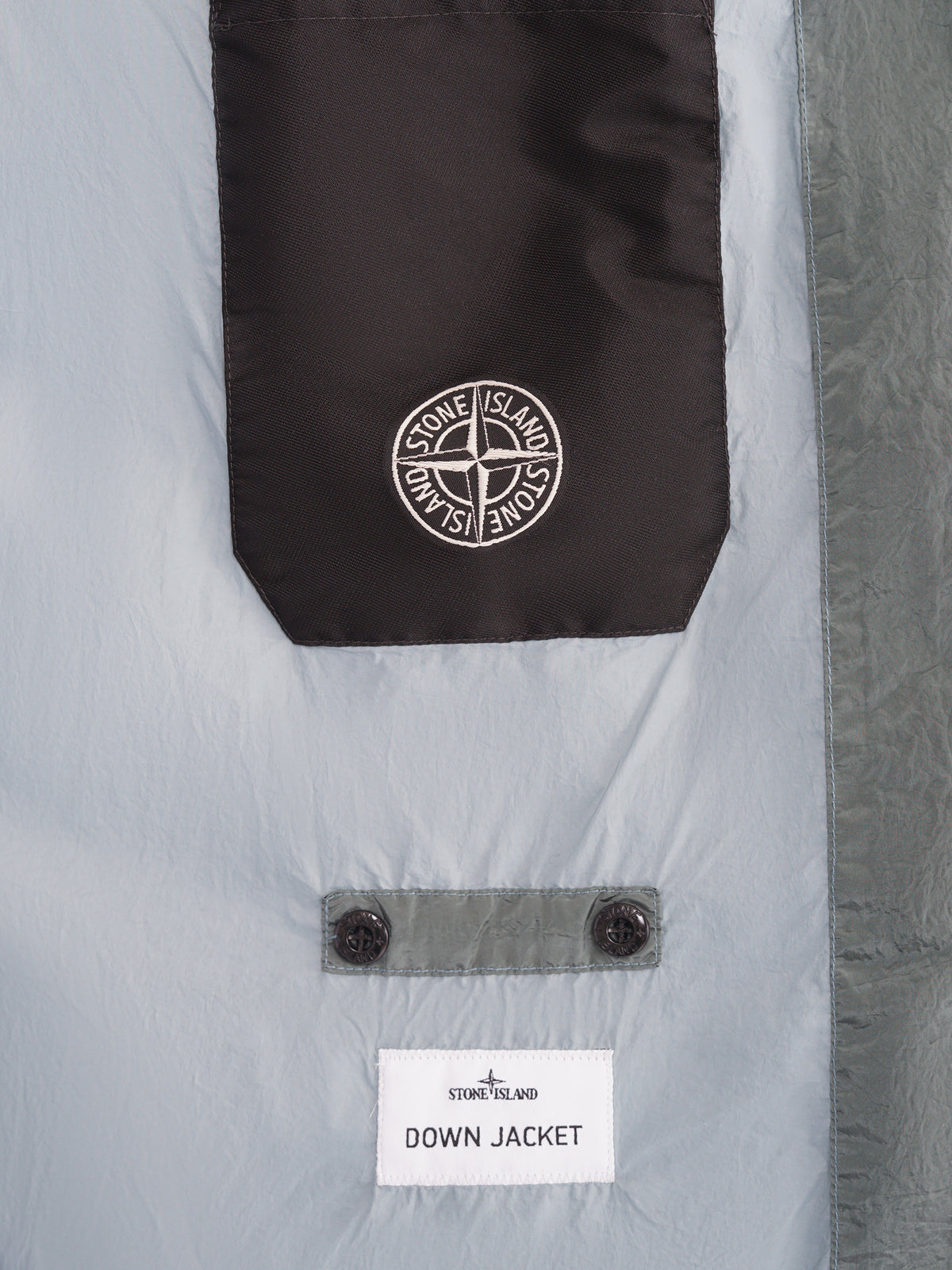 Stone Island Nylon Metal in ECONYL® Donsjas - Oceaangroen