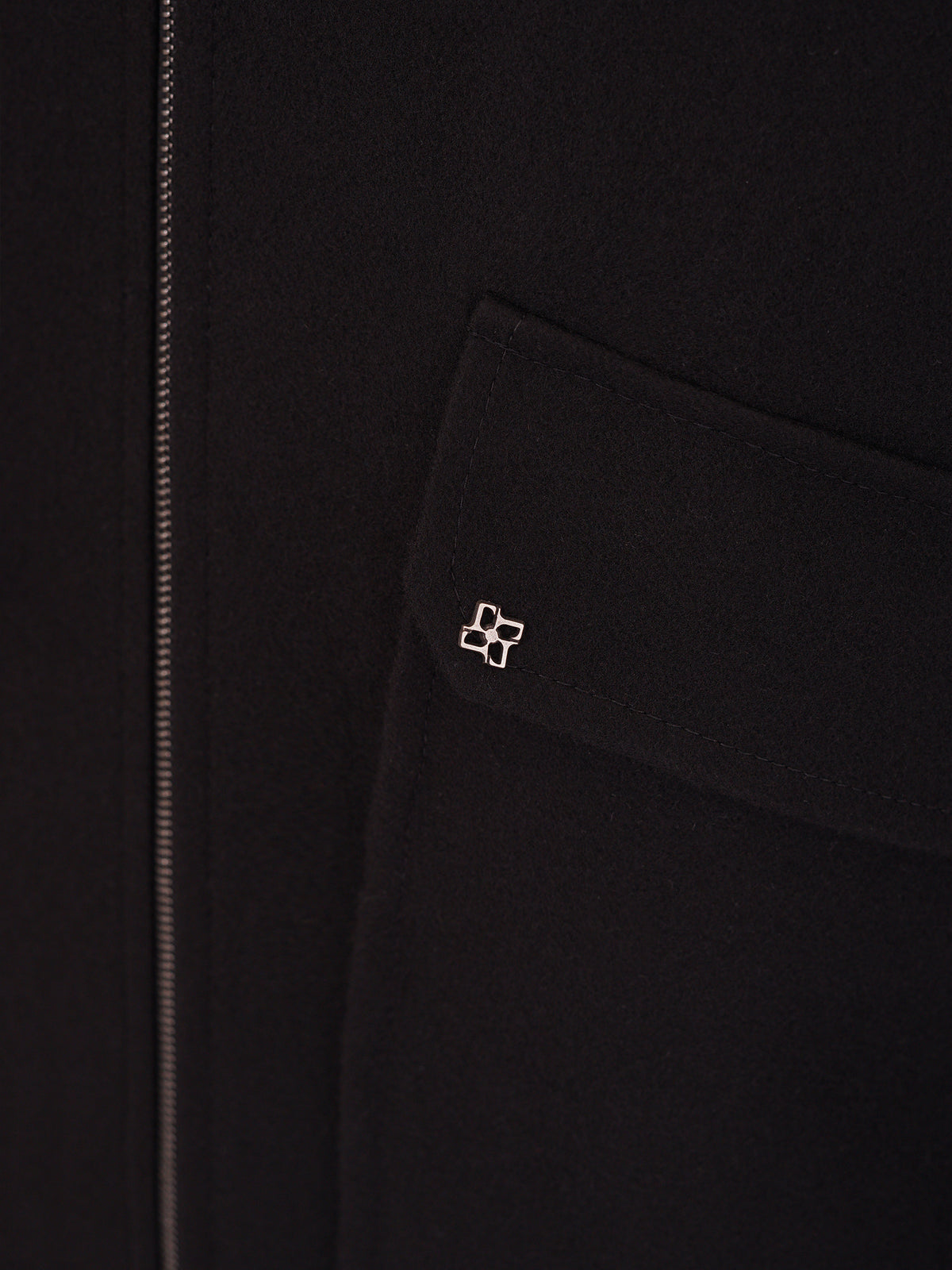 Tagliatore Jas van Wol En Cashmere - Zwart