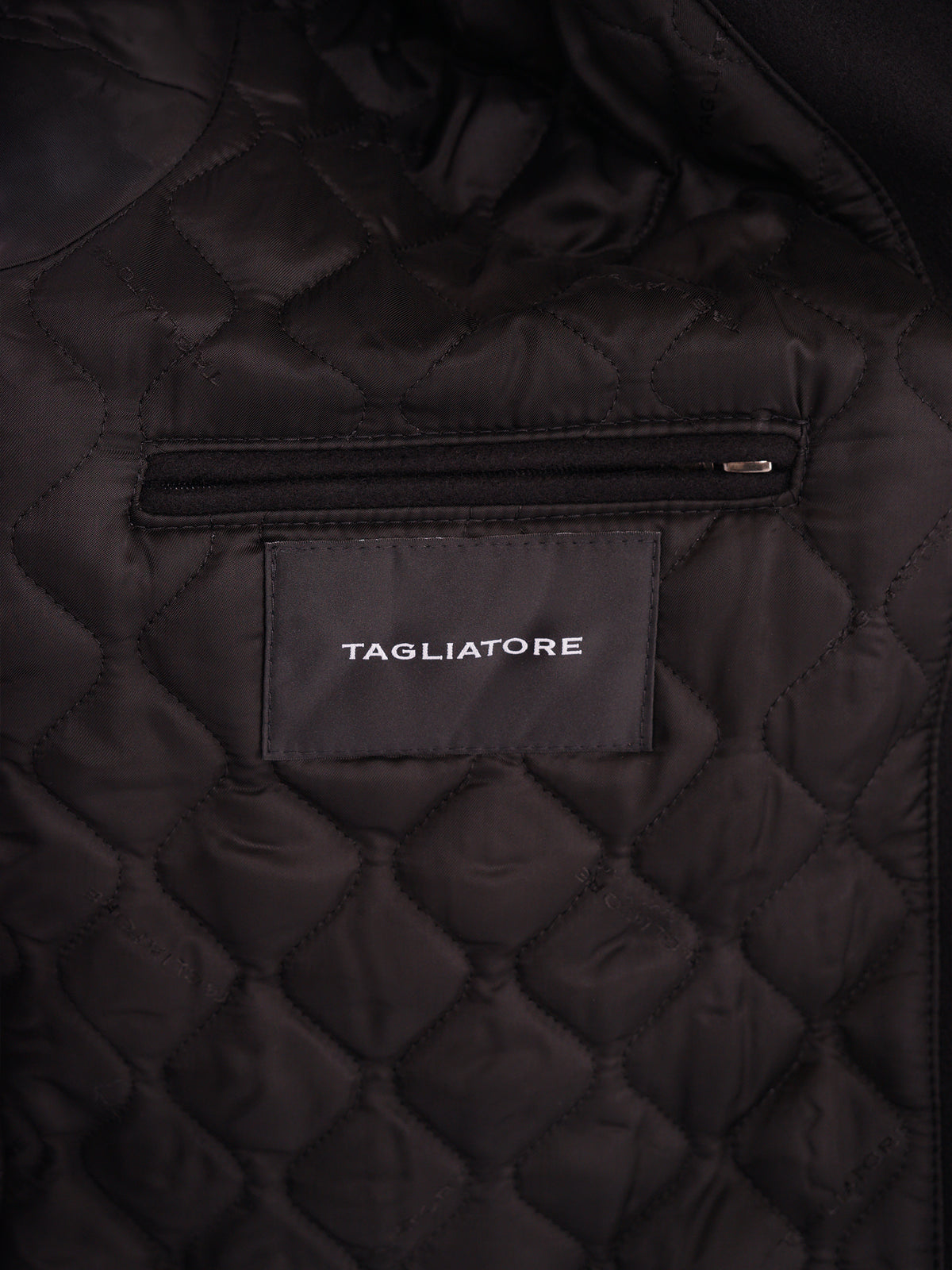 Tagliatore Jas van Wol En Cashmere - Zwart