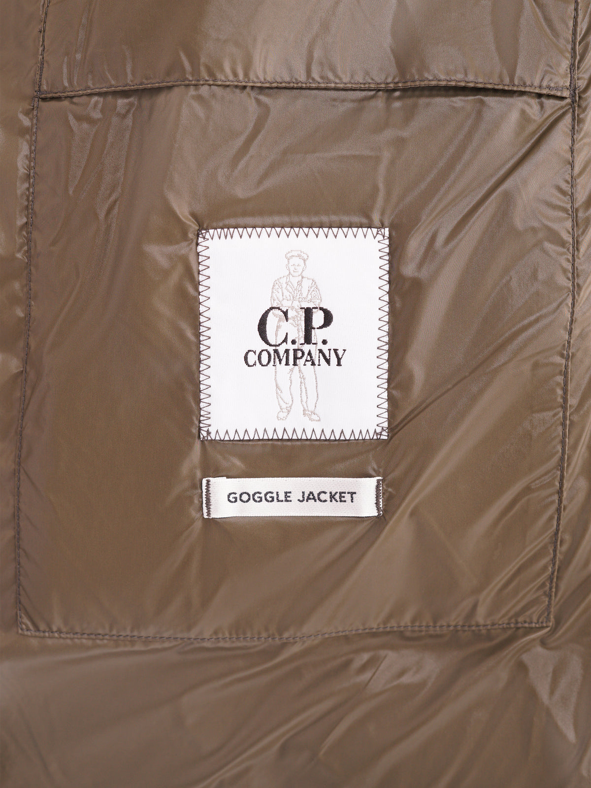 C.P. Company Extrafine Merino Wool Mixed Goggle Sweater - Ivy Green