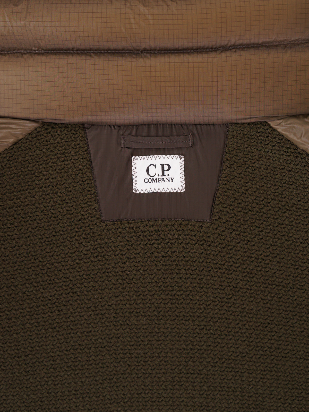 C.P. Company Extrafine Merino Wool Mixed Goggle Sweater - Ivy Green