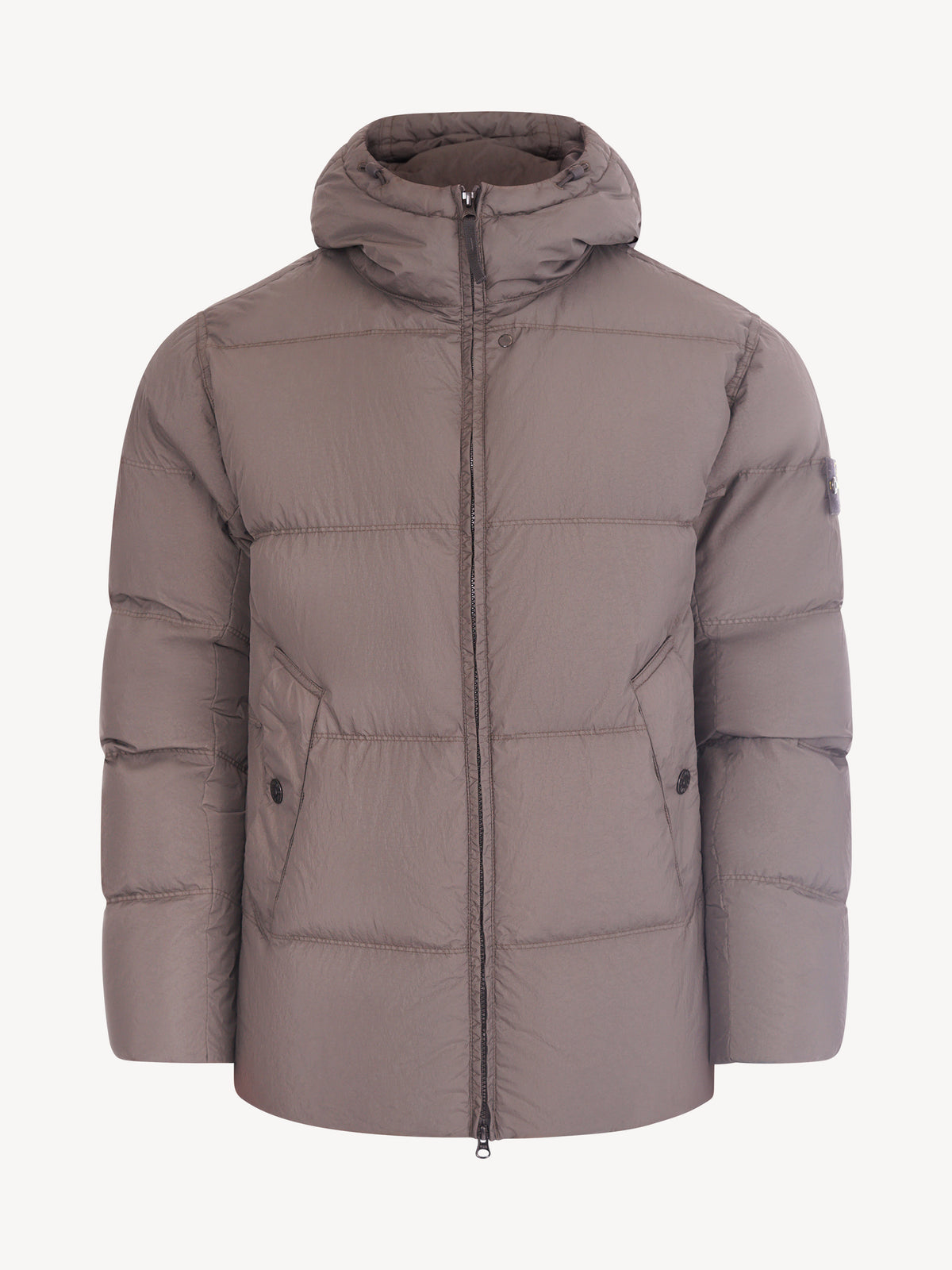 Stone Island Crinkle Reps NY Donsjas - Donkergrijs
